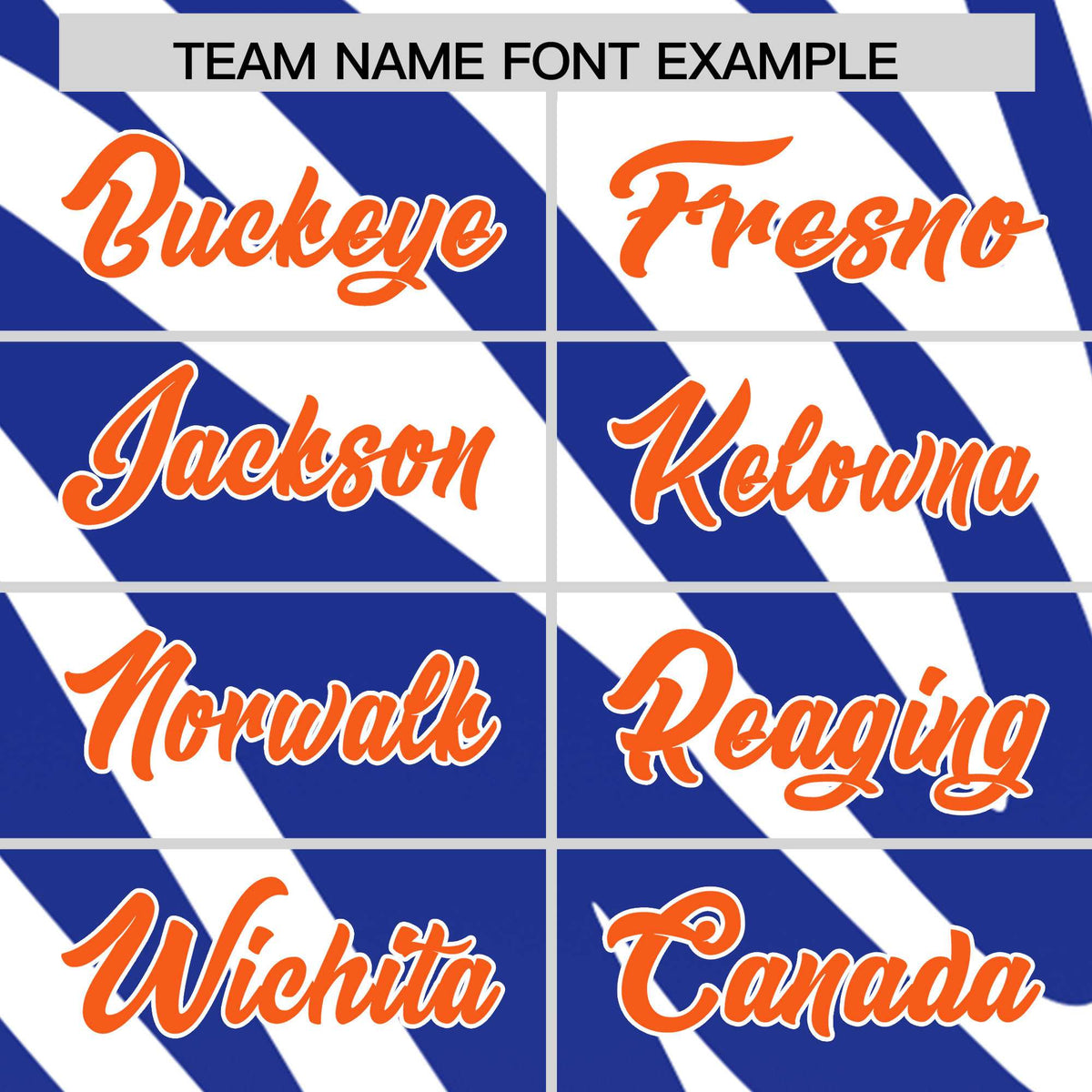 Custom Royal White Tiger Stripe Gradient Animal Print Personalized Team Shirt Baseball Jersey