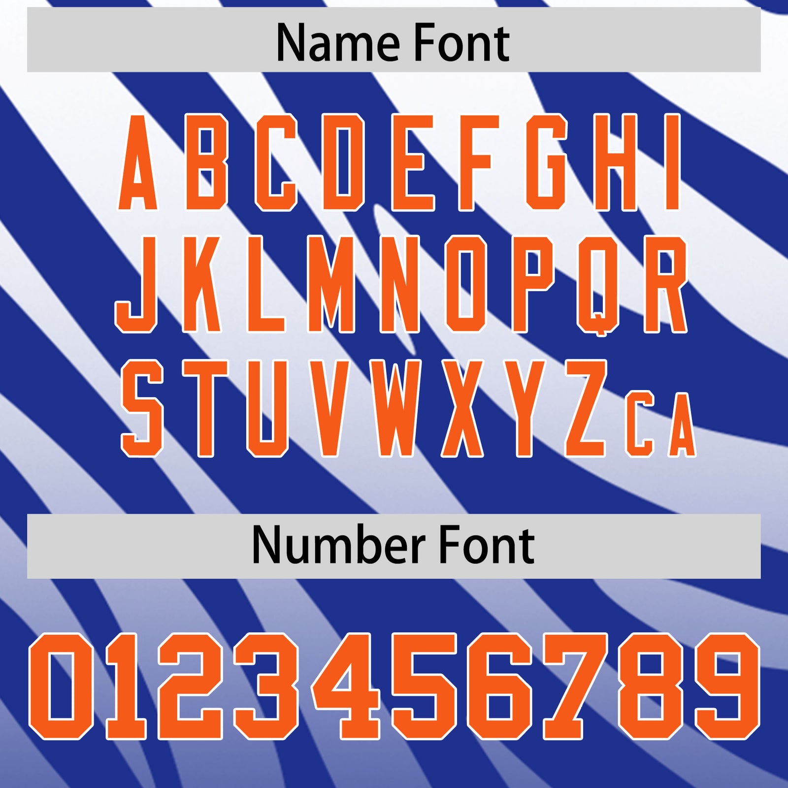 Custom Royal White Tiger Stripe Gradient Animal Print Personalized Team Shirt Baseball Jersey