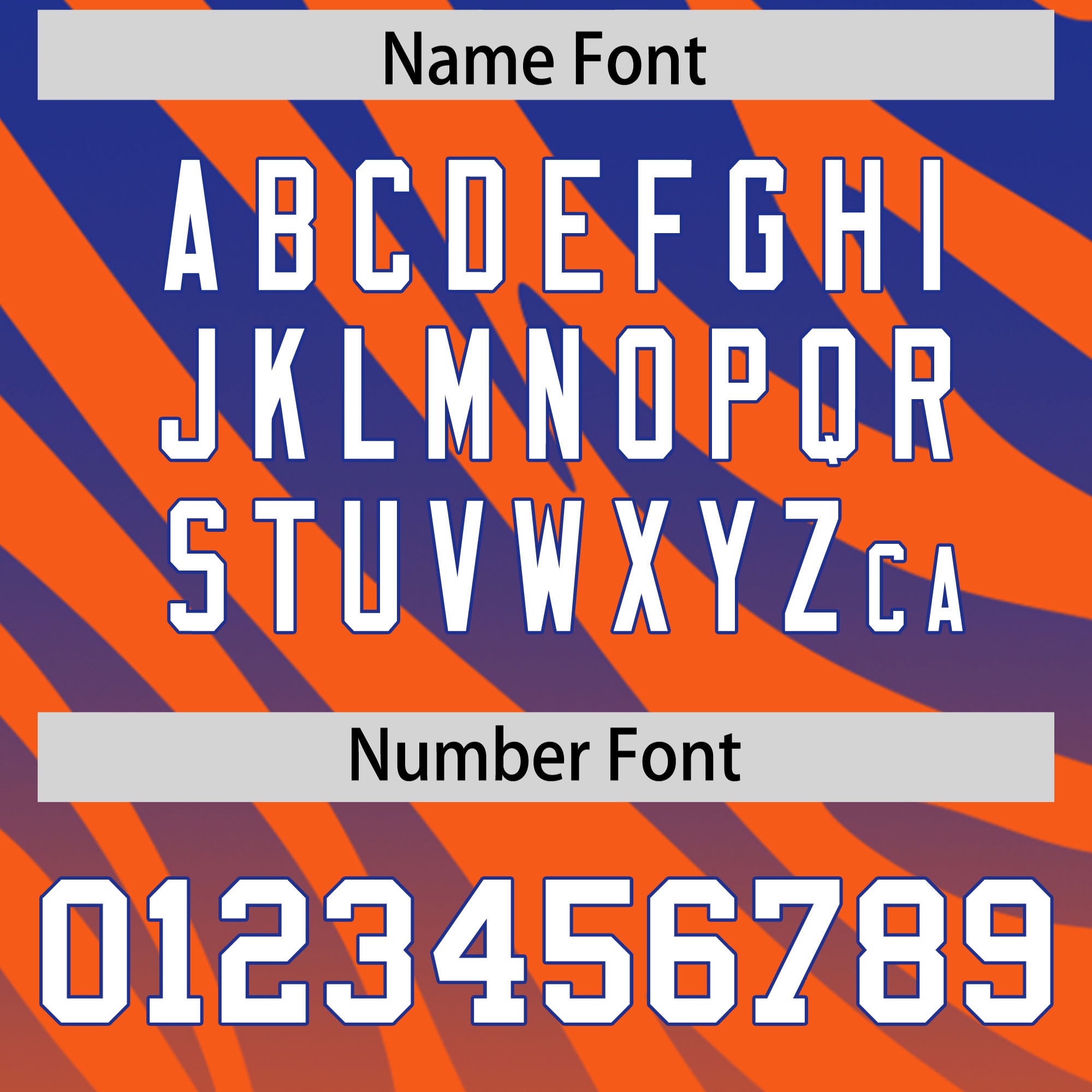 Custom Orange Royal Tiger Stripe Gradient Animal Print Personalized Team Shirt Baseball Jersey