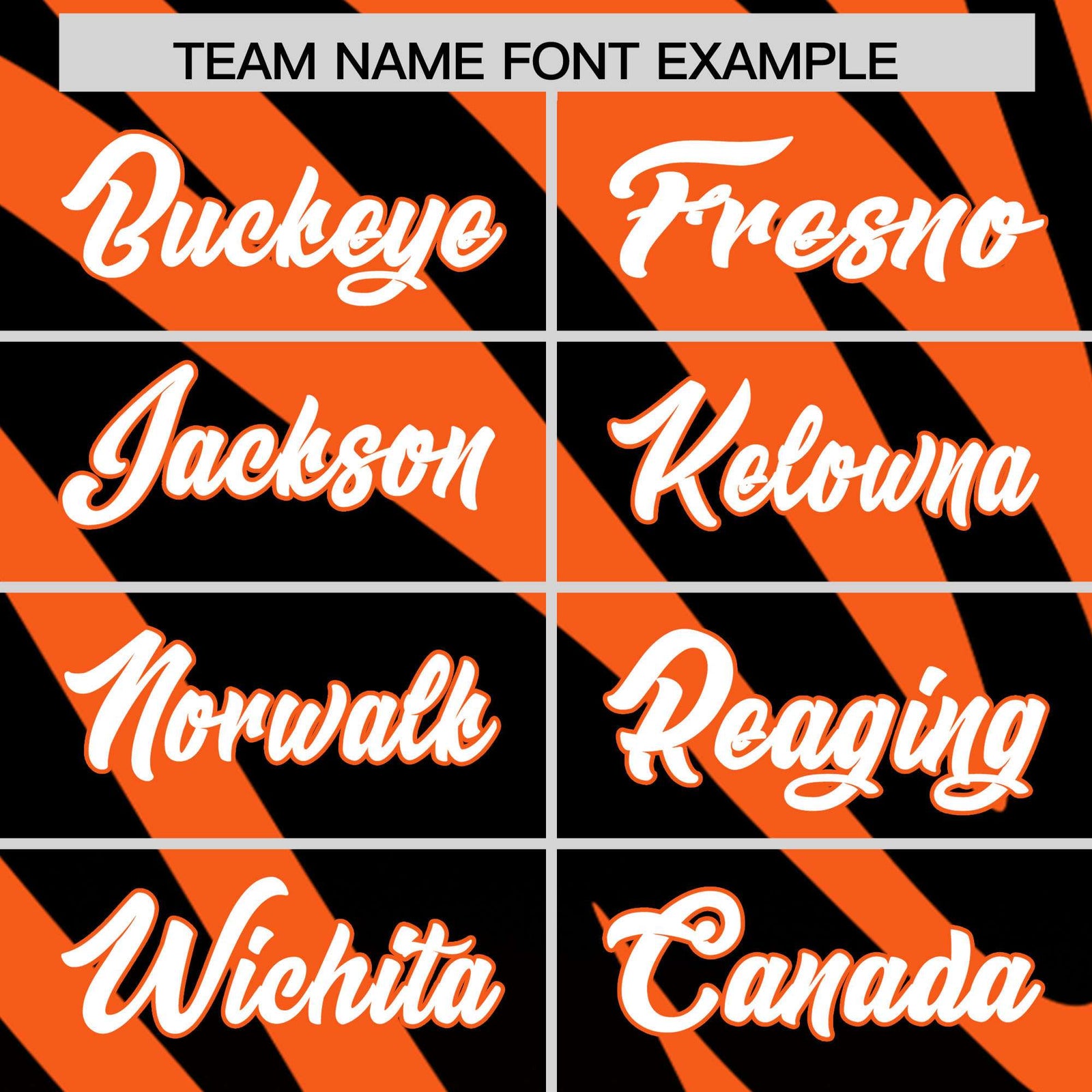 Custom Black Orange Tiger Stripe Gradient Animal Print Personalized Team Shirt Baseball Jersey