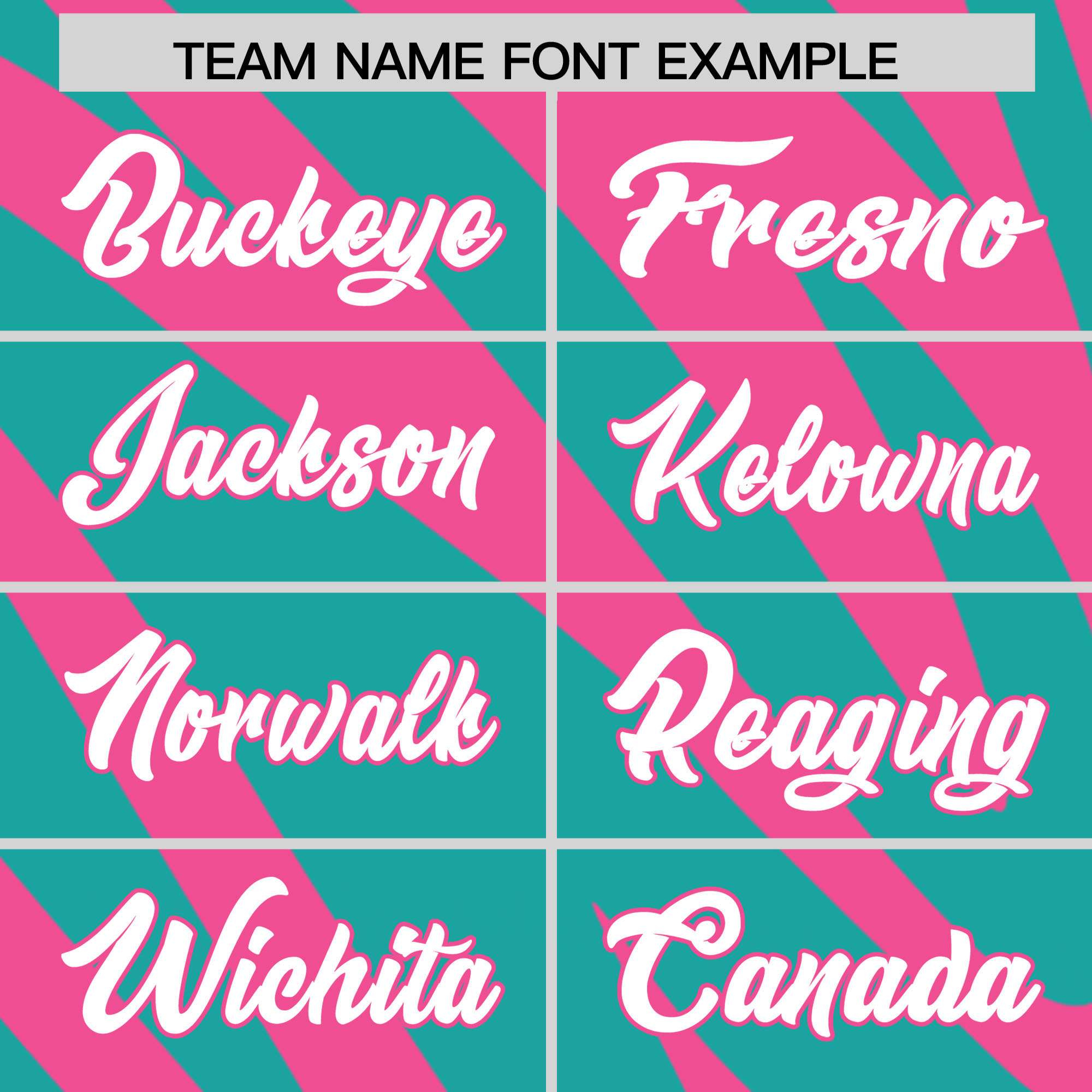 Custom Pink Aqua Tiger Stripe Gradient Animal Print Personalized Team Shirt Baseball Jersey