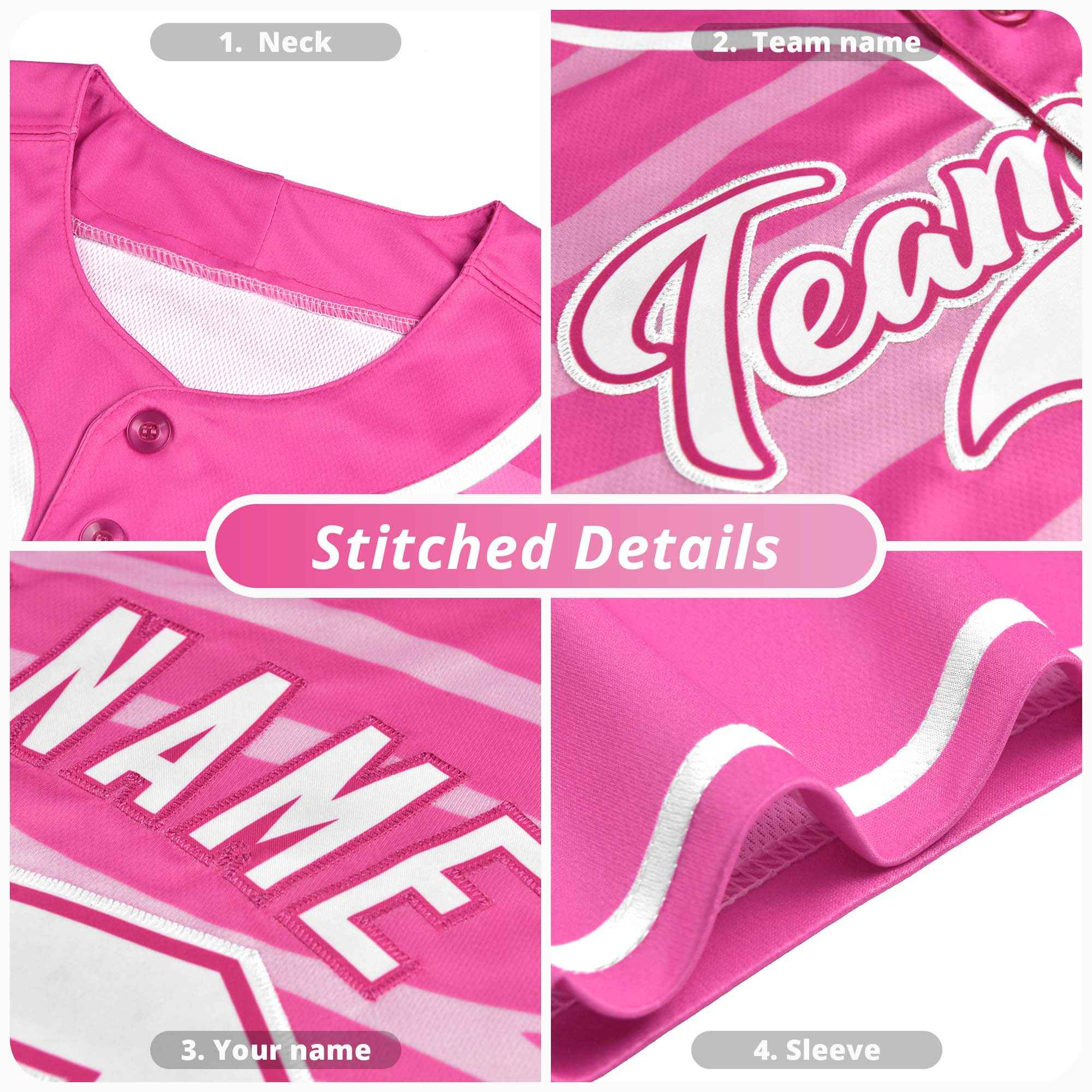 Custom Royal Orange Tiger Stripe Gradient Animal Print Personalized Team Shirt Baseball Jersey