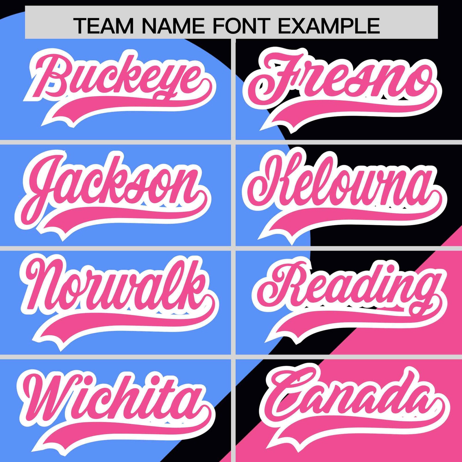 Custom Black Powder Blue-Pink Color Block Personalized Half Heart Pattern Authentic Baseball Jersey