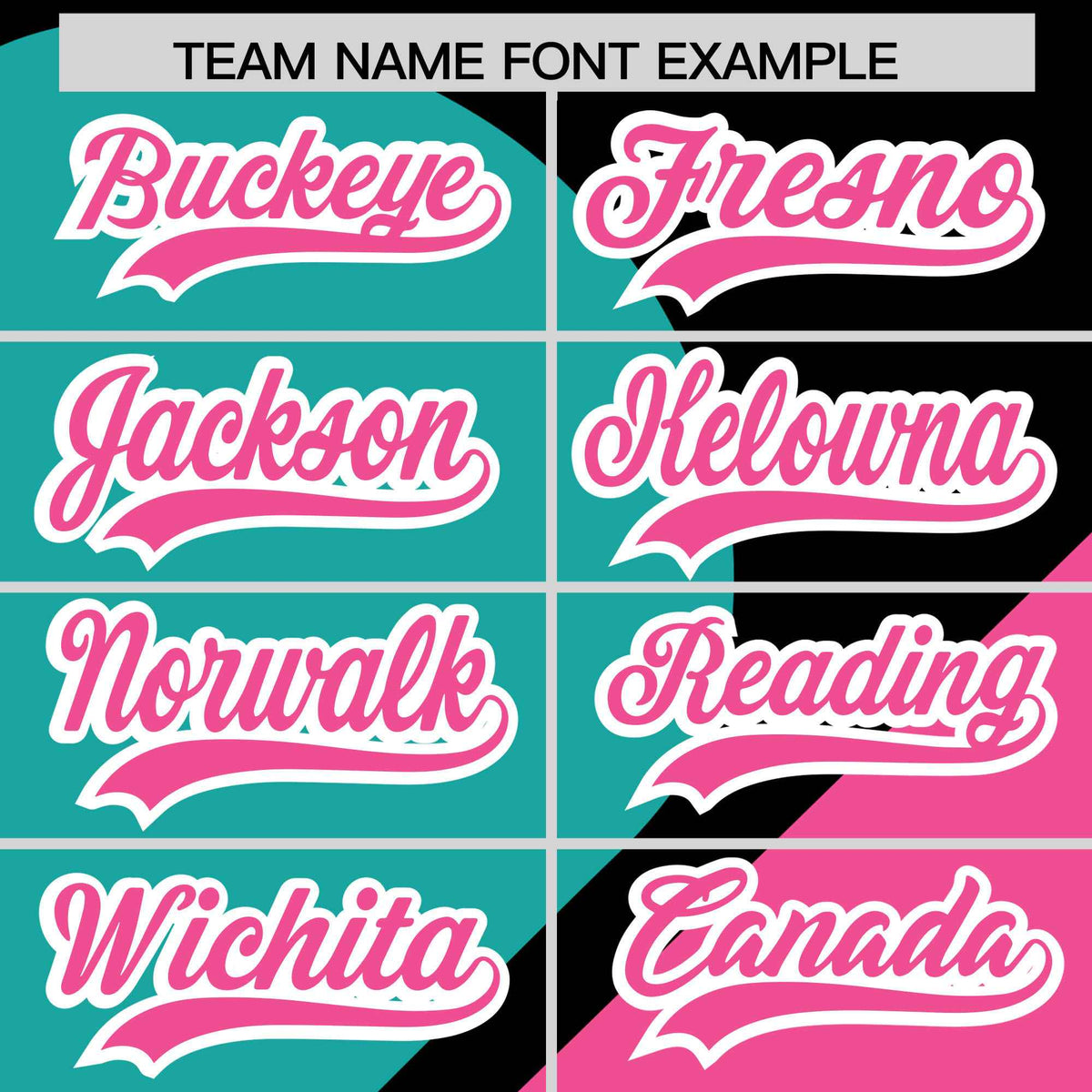 Custom Black Aqua-Pink Color Block Personalized Half Heart Pattern Authentic Baseball Jersey