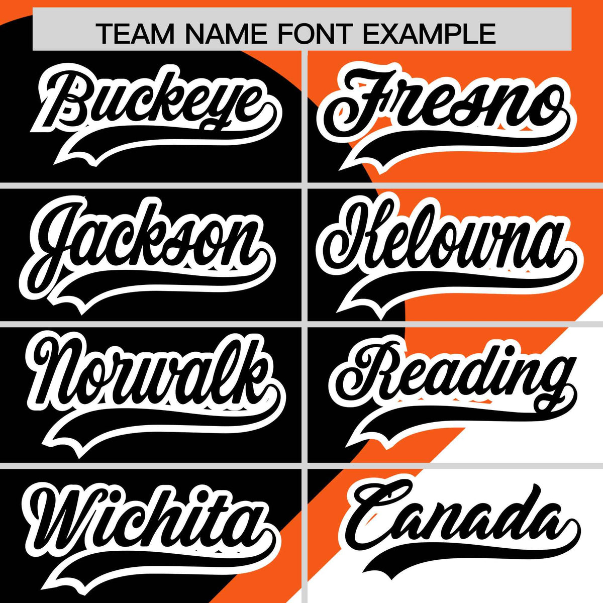 Custom Orange Black-White Color Block Personalized Half Heart Pattern Authentic Baseball Jersey