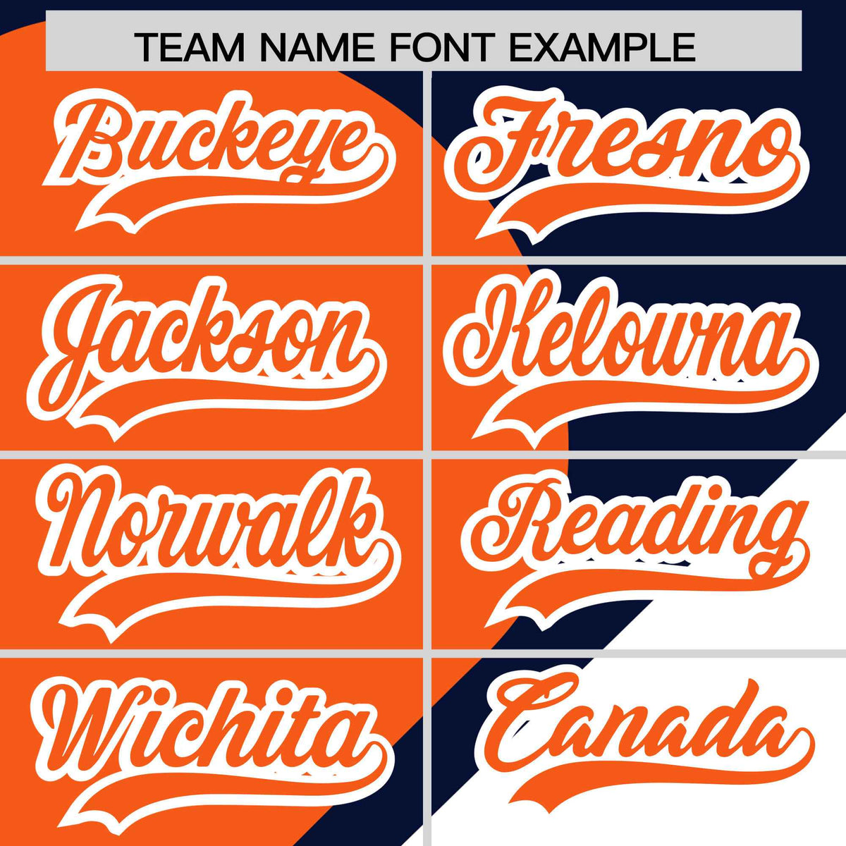 Custom Navy Orange-White Color Block Personalized Half Heart Pattern Authentic Baseball Jersey