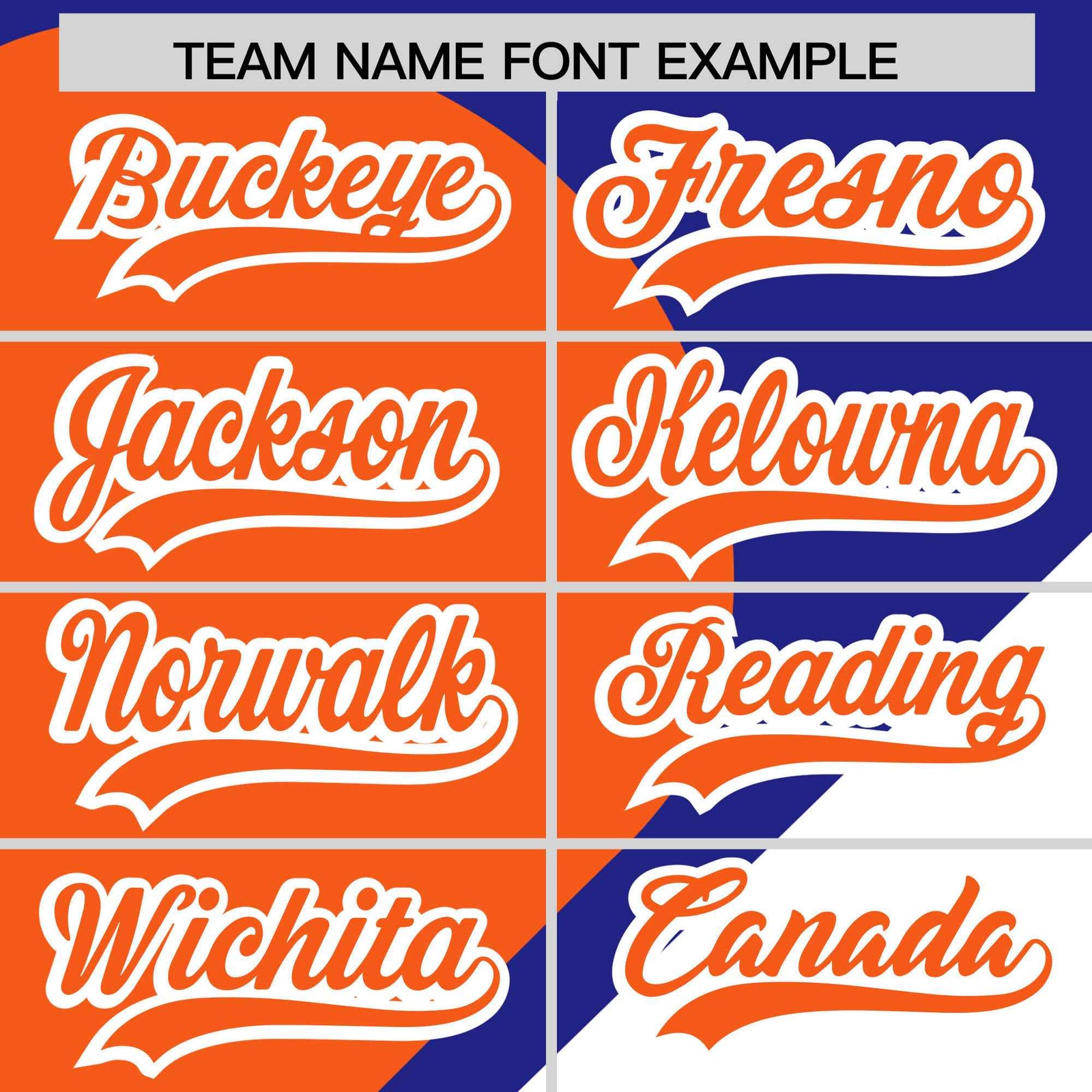 Custom Royal Orange-White Color Block Personalized Half Heart Pattern Authentic Baseball Jersey