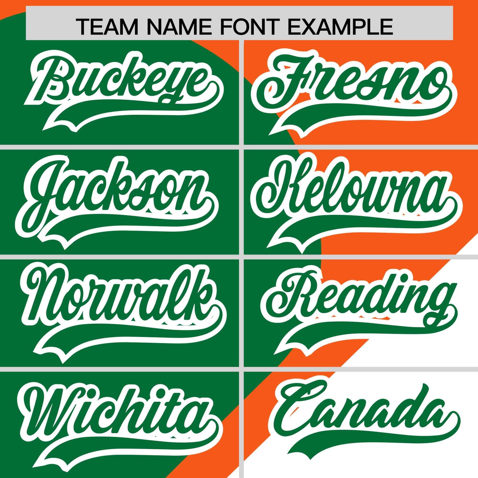 Custom Orange Kelly Green-White Color Block Personalized Half Heart Pattern Authentic Baseball Jersey