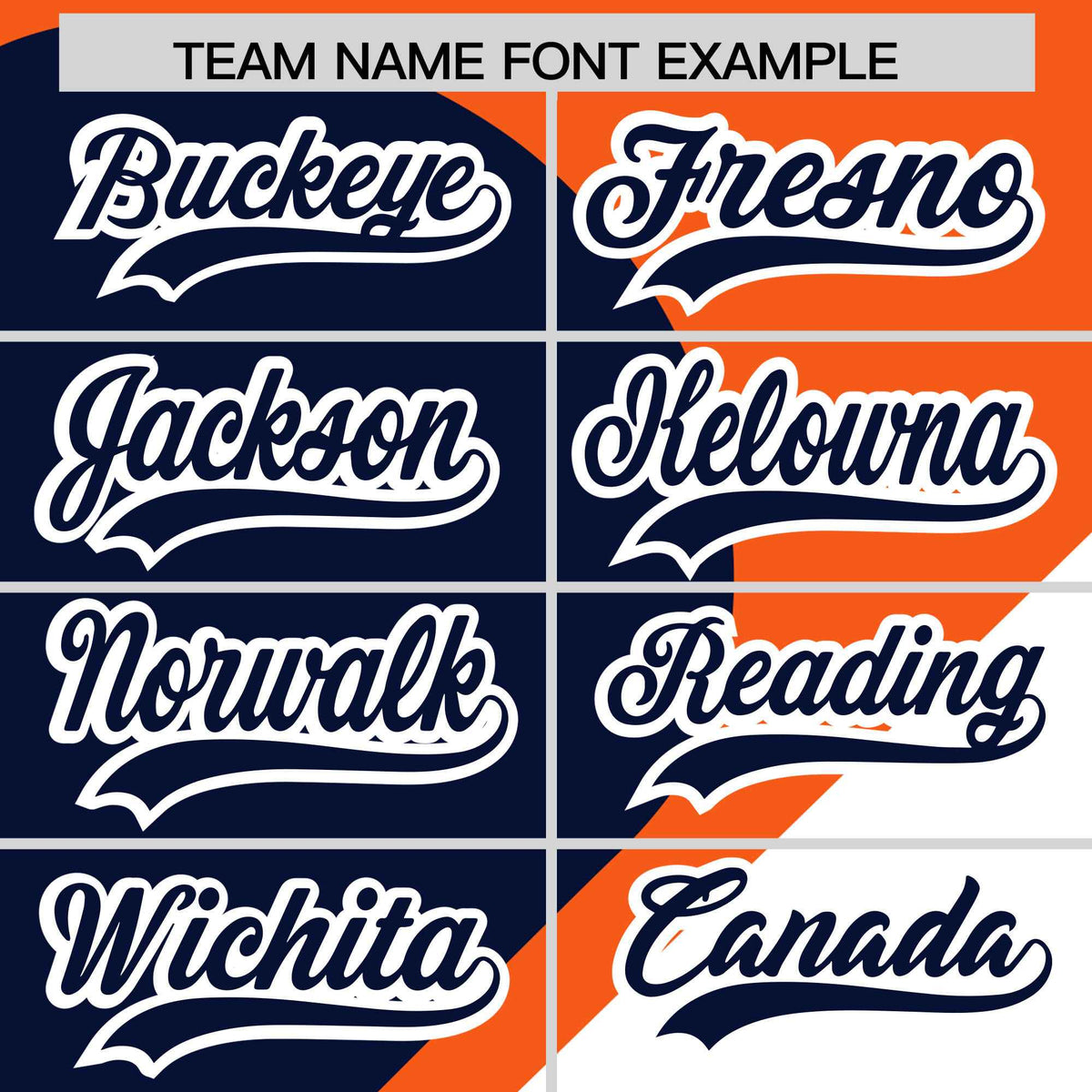 Custom Orange Navy-White Color Block Personalized Half Heart Pattern Authentic Baseball Jersey