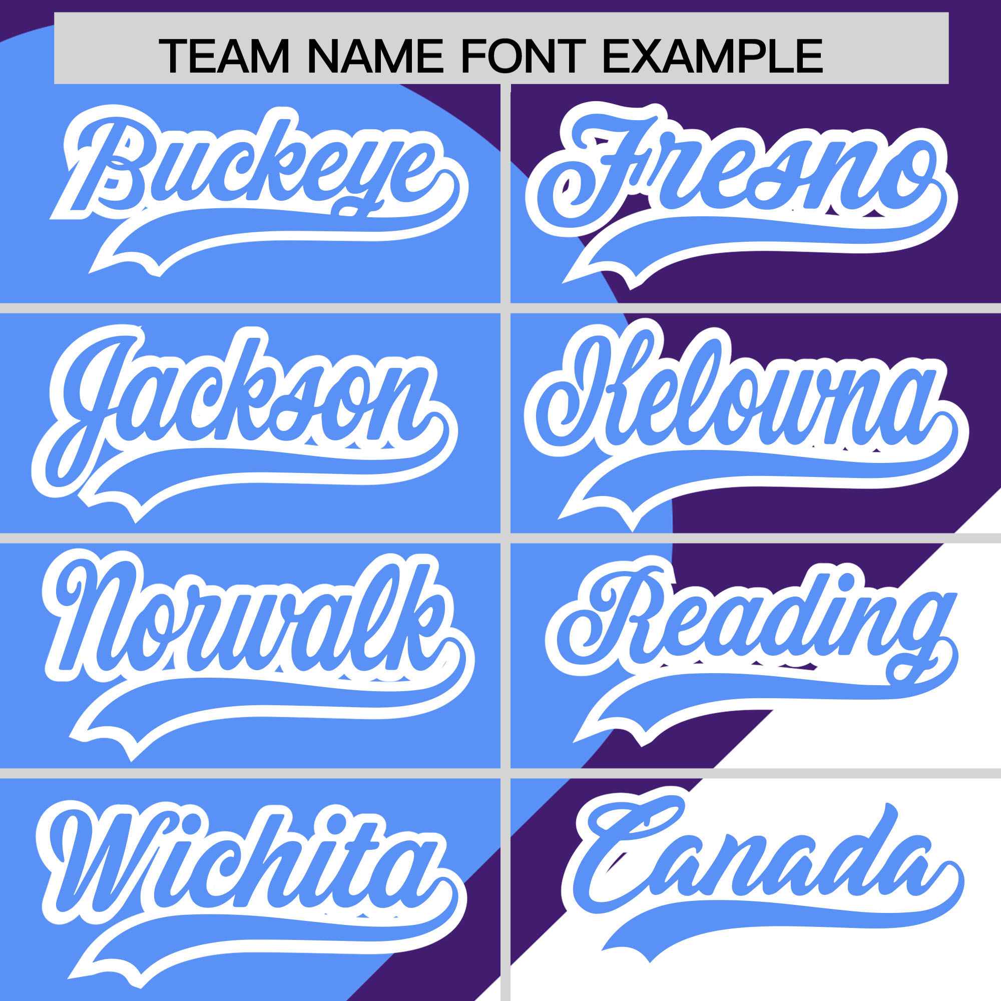 Custom Purple Powder Blue-White Color Block Personalized Half Heart Pattern Authentic Baseball Jersey