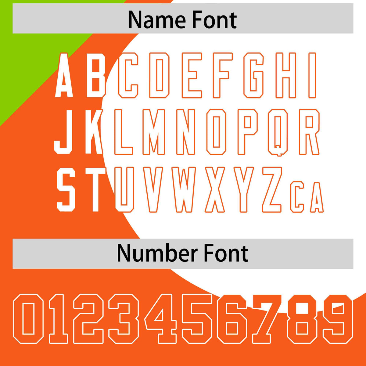 Custom Orange Neon Green-White Color Block Personalized Half Heart Pattern Authentic Baseball Jersey