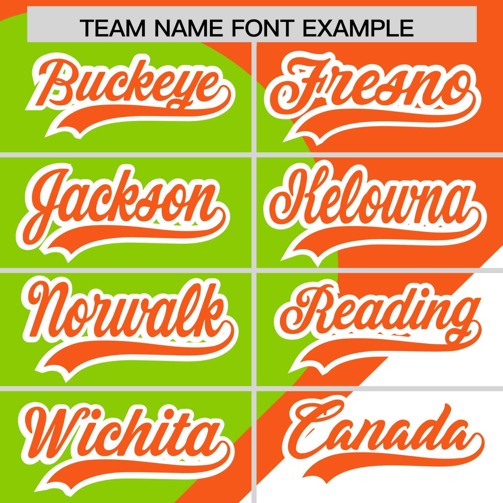 Custom Orange Neon Green-White Color Block Personalized Half Heart Pattern Authentic Baseball Jersey