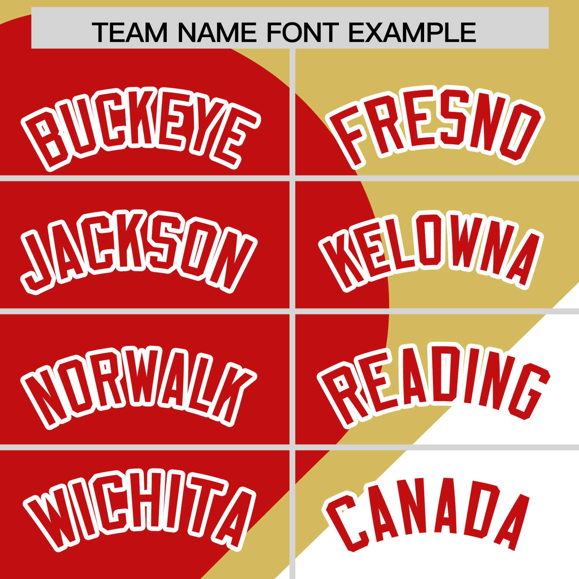 Custom Old Gold Red-White Color Block Personalized Half Heart Pattern Authentic Baseball Jersey