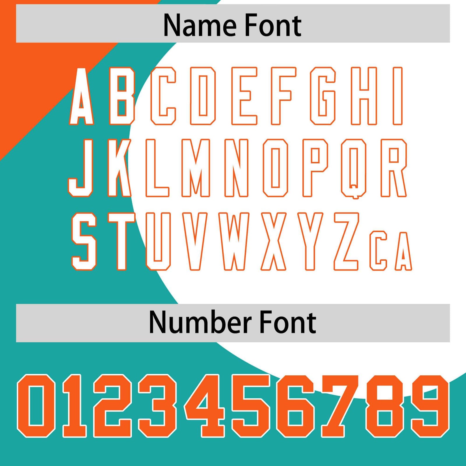 Custom Aqua Orange-White Color Block Personalized Half Heart Pattern Authentic Baseball Jersey