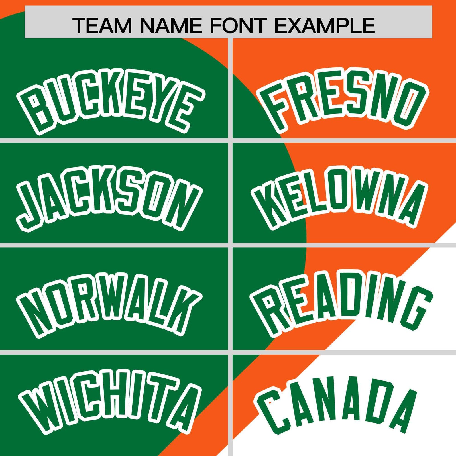 Custom Orange Kelly Green-White Color Block Personalized Half Heart Pattern Authentic Baseball Jersey