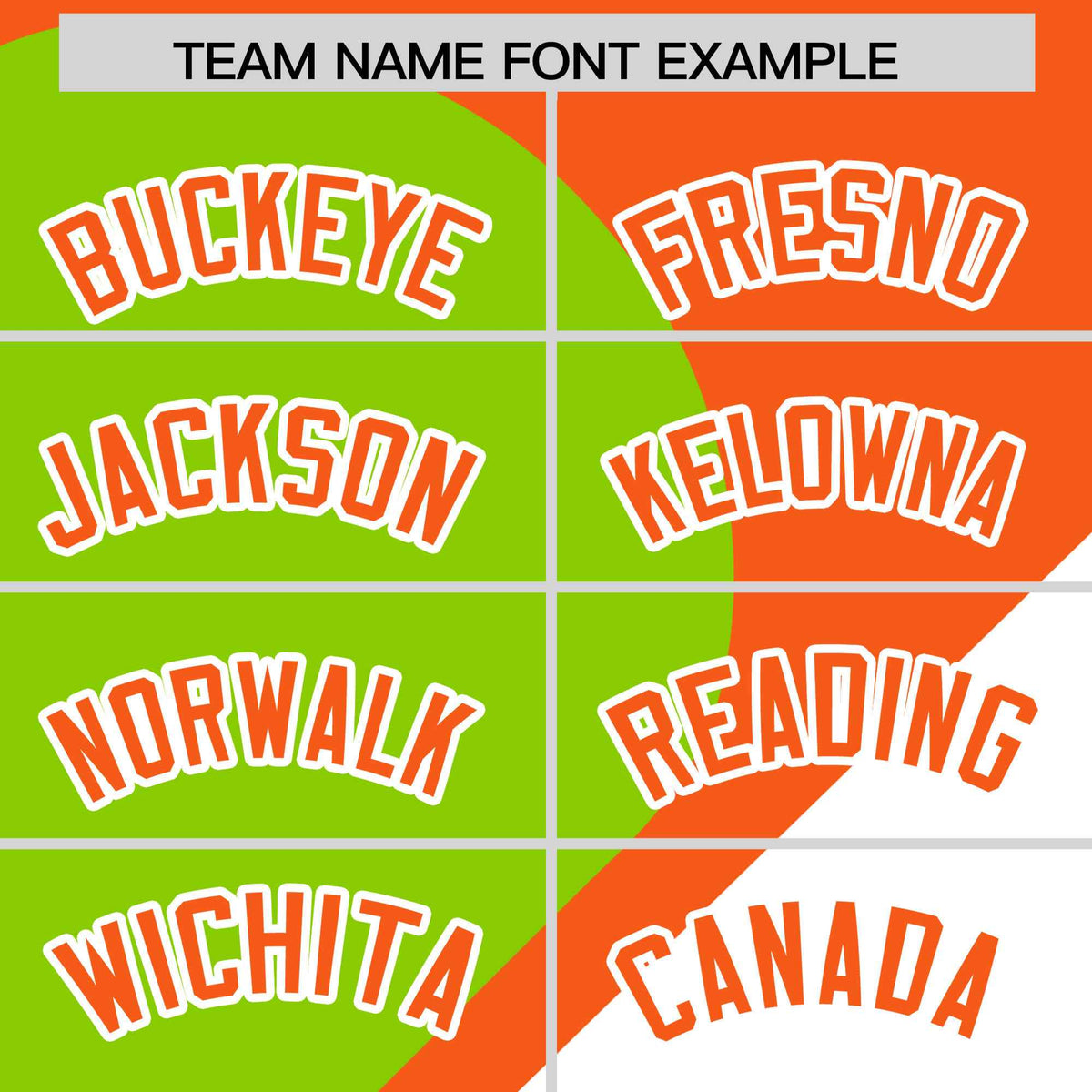 Custom Orange Neon Green-White Color Block Personalized Half Heart Pattern Authentic Baseball Jersey