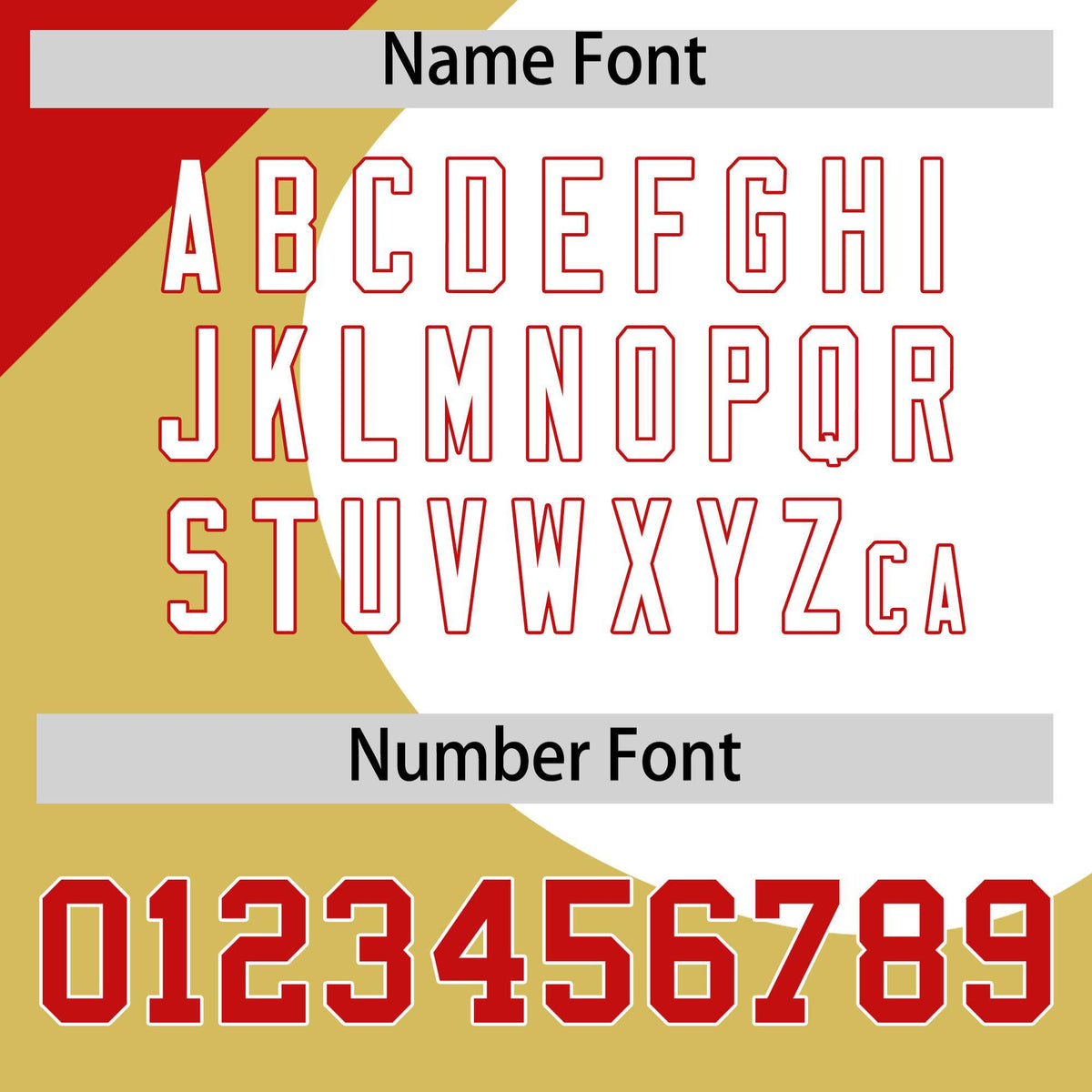 Custom Old Gold Red-White Color Block Personalized Half Heart Pattern Authentic Baseball Jersey