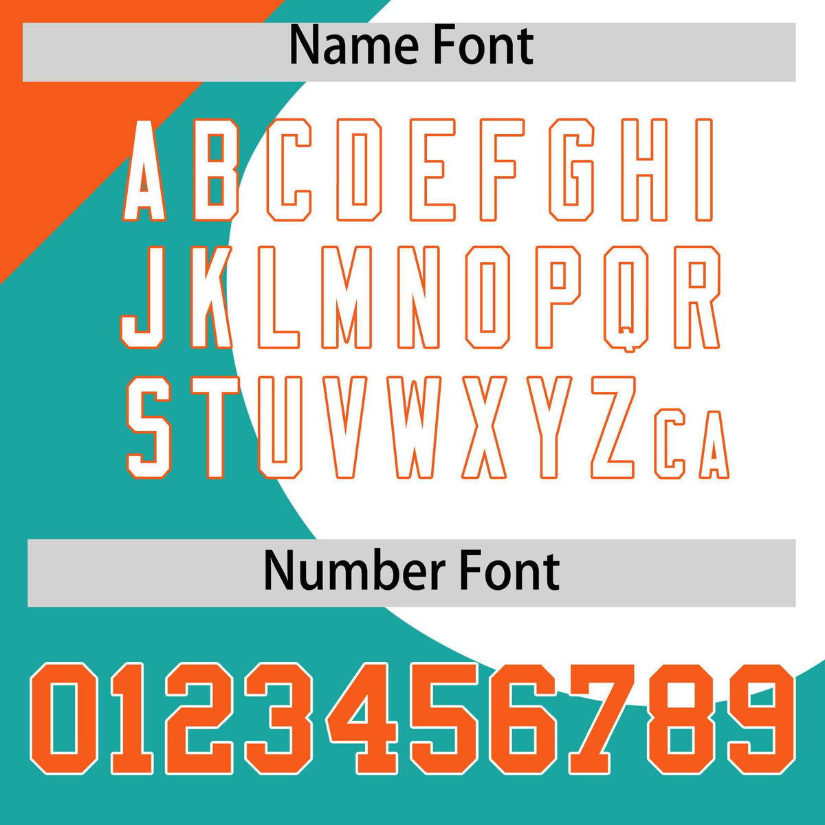 Custom Aqua Orange-White Color Block Personalized Half Heart Pattern Authentic Baseball Jersey