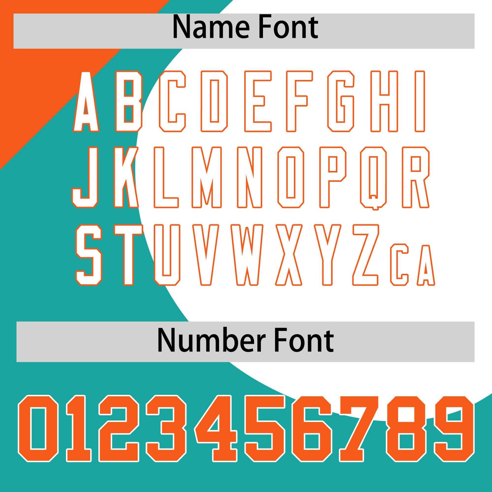 Custom Aqua Orange-White Color Block Personalized Half Heart Pattern Authentic Baseball Jersey