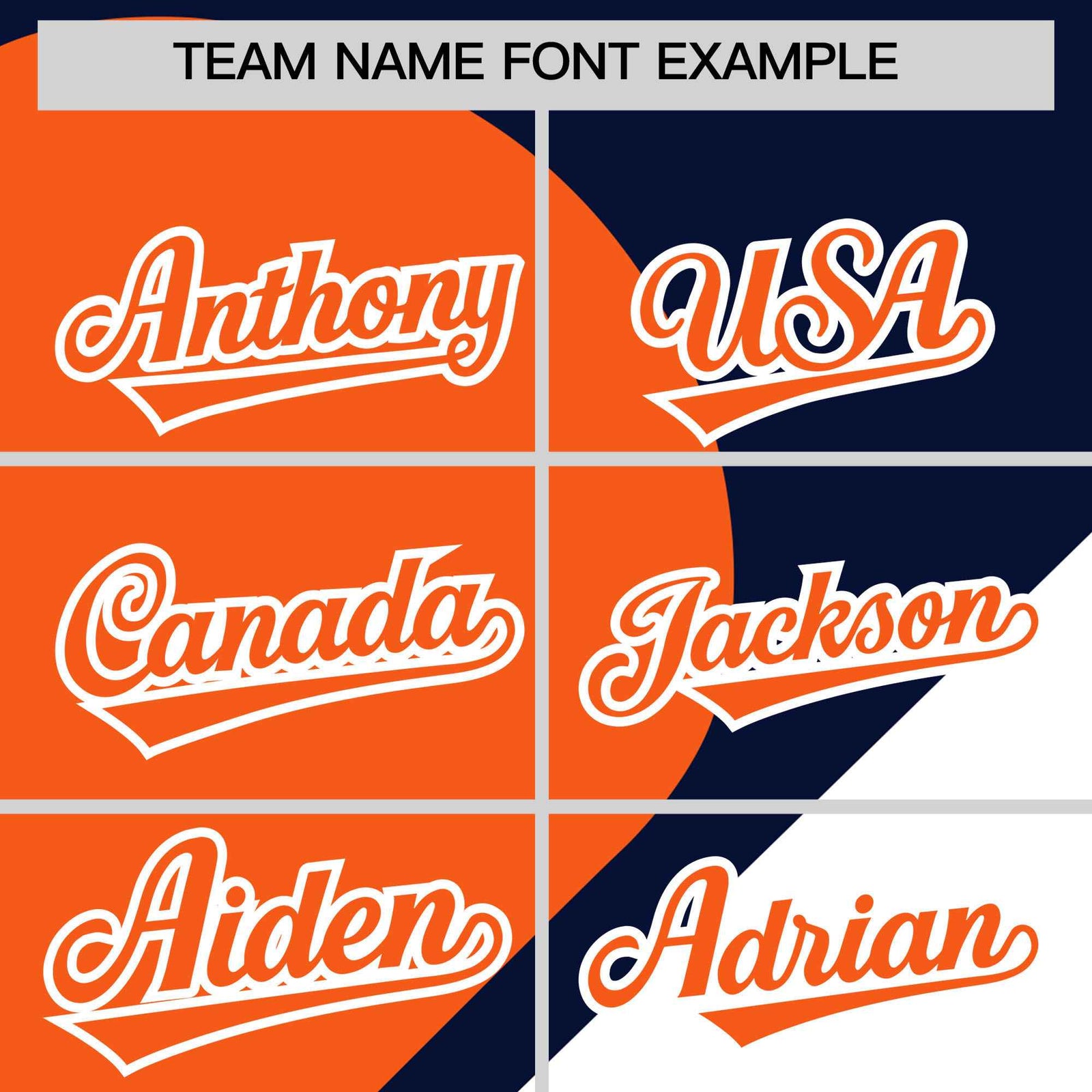 Custom Navy Orange-White Color Block Personalized Half Heart Pattern Authentic Baseball Jersey