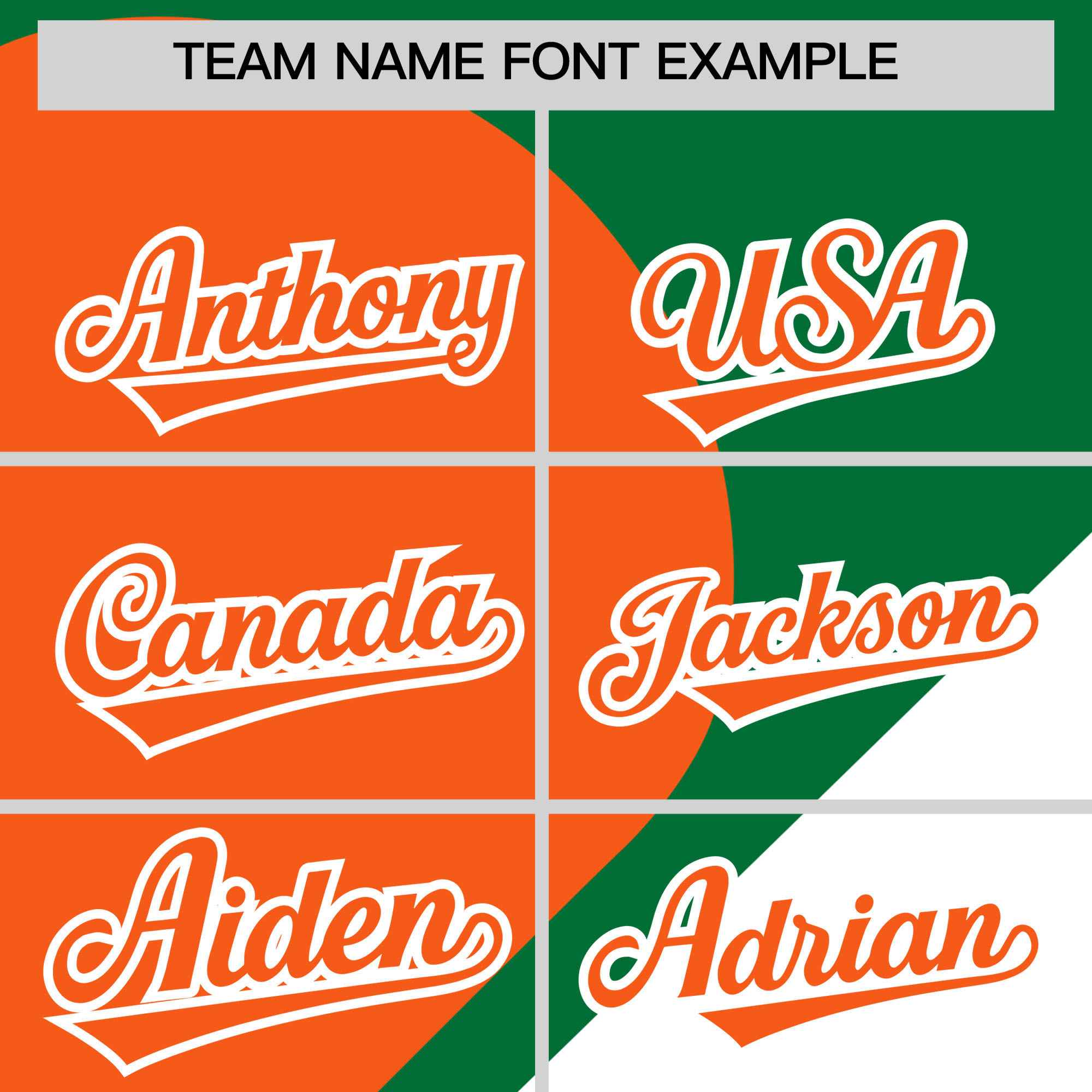 Custom Kelly Green Orange-White Color Block Personalized Half Heart Pattern Authentic Baseball Jersey