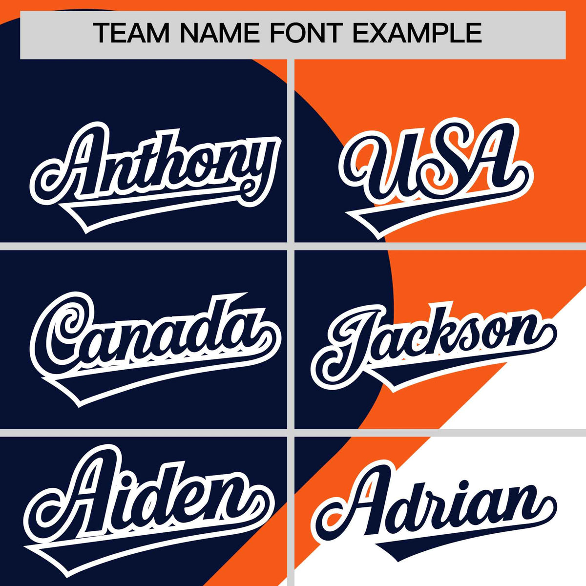 Custom Orange Navy-White Color Block Personalized Half Heart Pattern Authentic Baseball Jersey