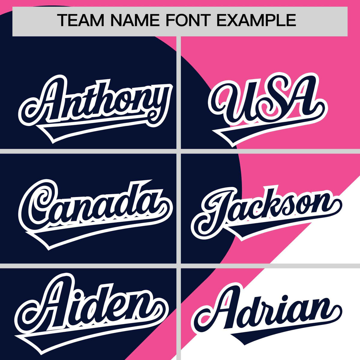 Custom Pink Navy-White Color Block Personalized Half Heart Pattern Authentic Baseball Jersey