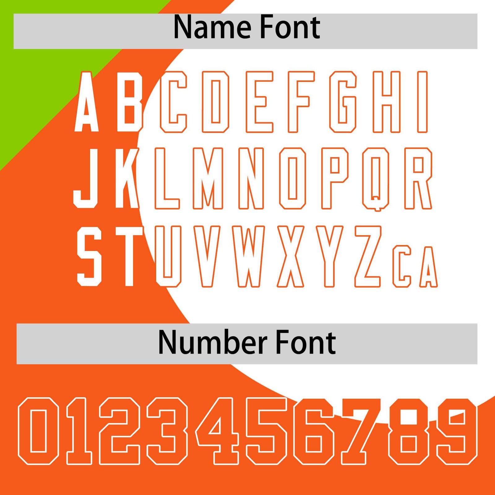 Custom Orange Neon Green-White Color Block Personalized Half Heart Pattern Authentic Baseball Jersey