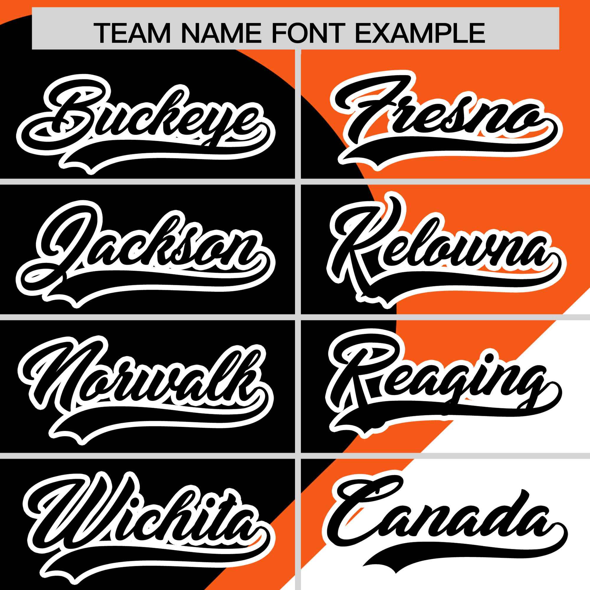Custom Orange Black-White Color Block Personalized Half Heart Pattern Authentic Baseball Jersey