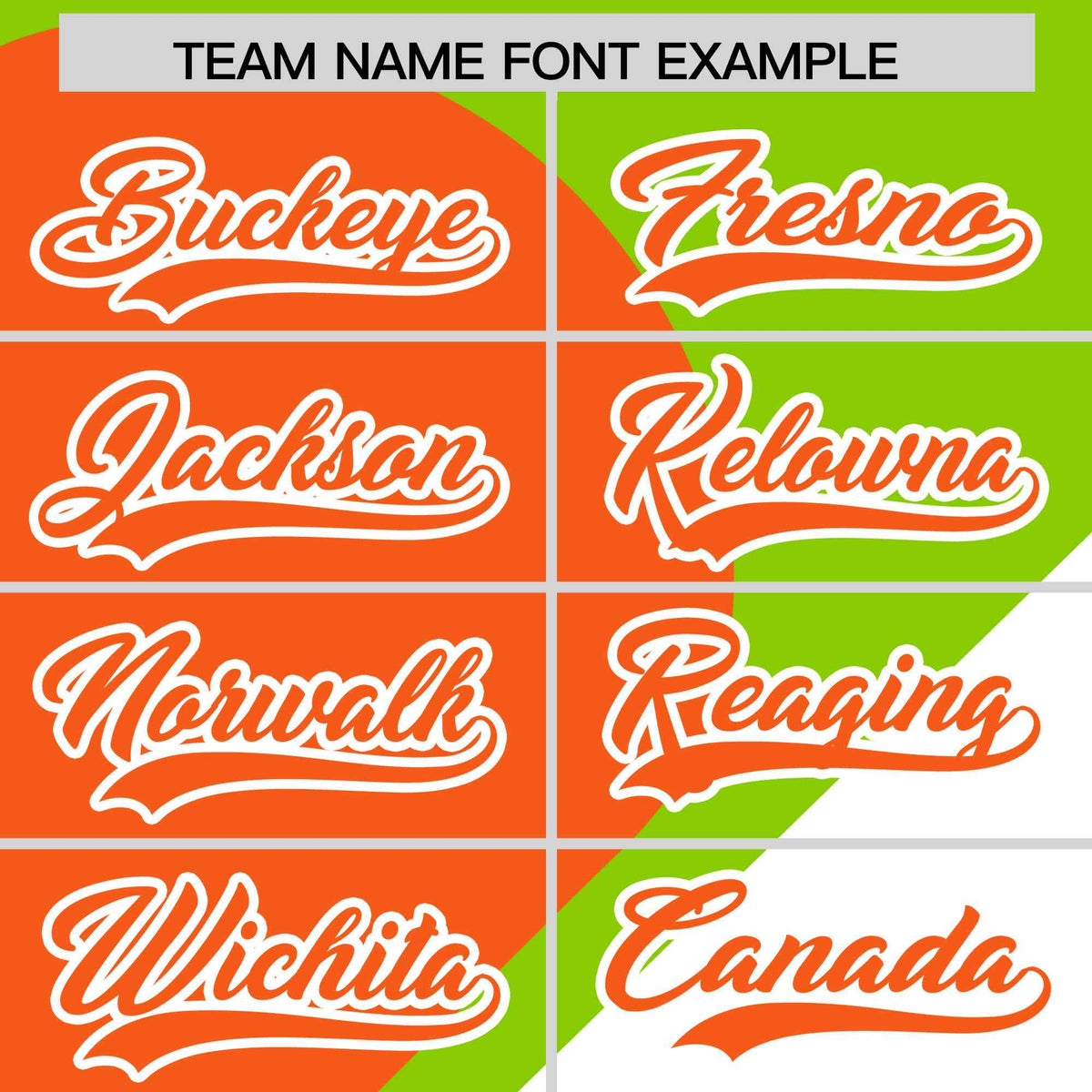 Custom Neon Green Orange-White Color Block Personalized Half Heart Pattern Authentic Baseball Jersey