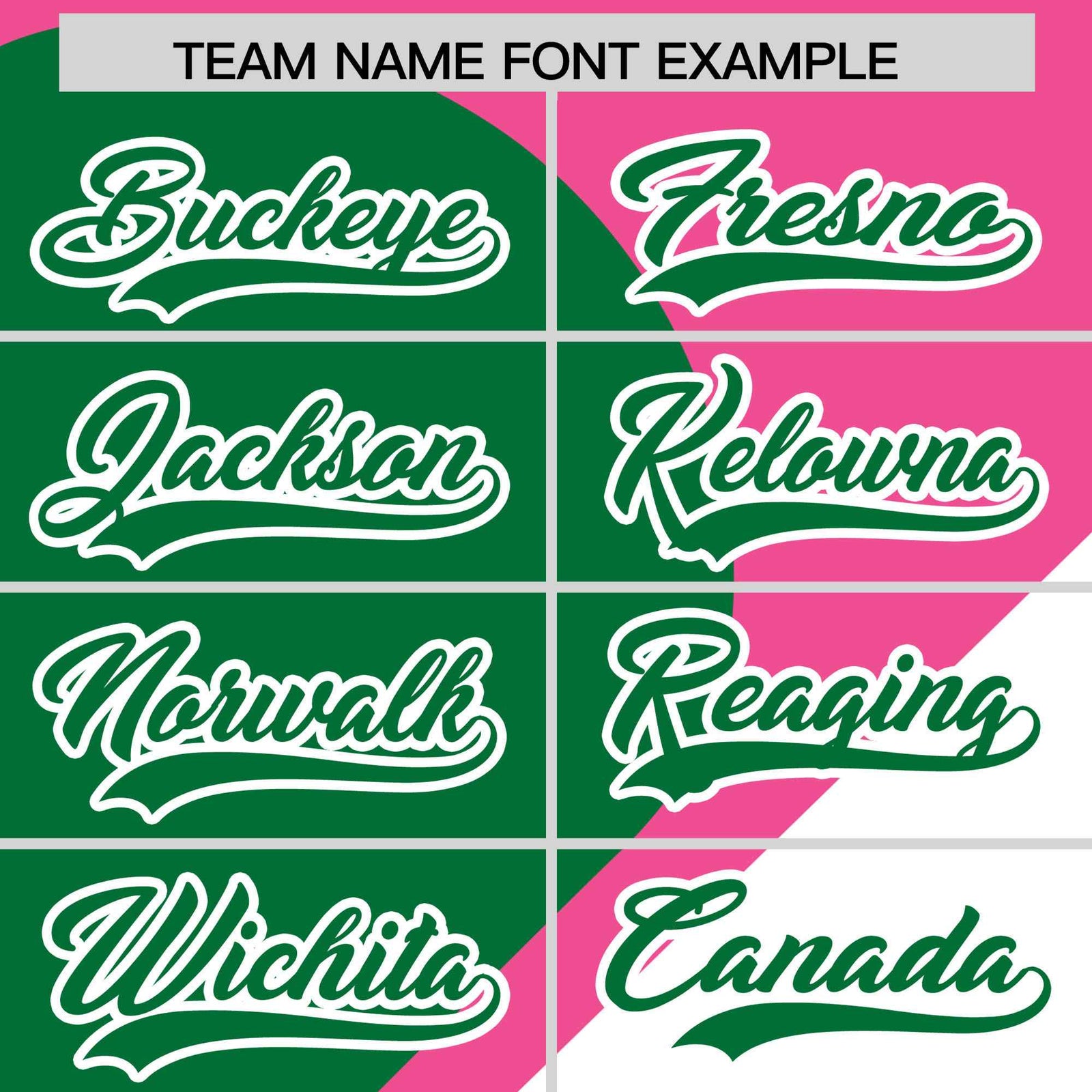 Custom Pink Kelly Green-White Color Block Personalized Half Heart Pattern Authentic Baseball Jersey