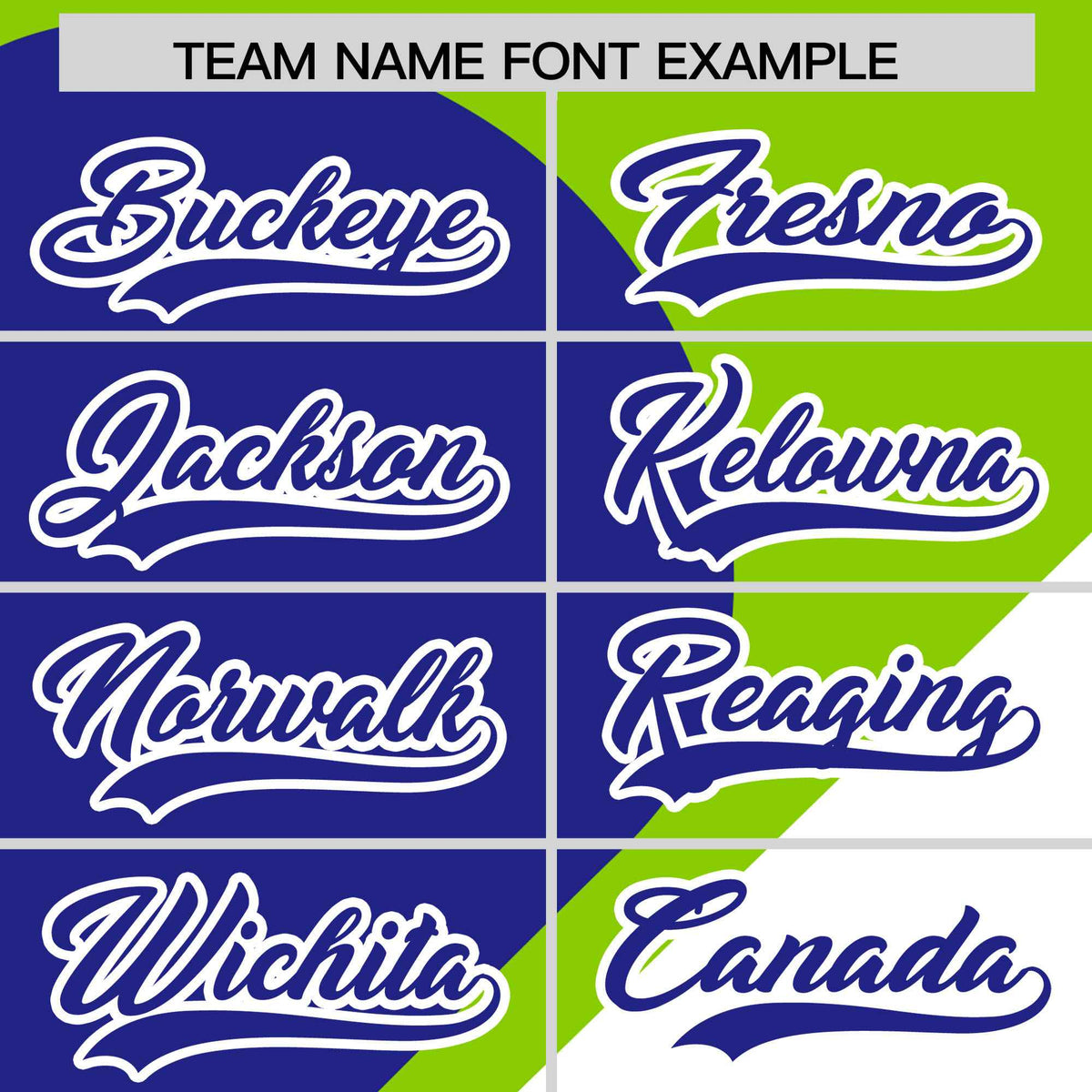 Custom Neon Green Royal-White Color Block Personalized Half Heart Pattern Authentic Baseball Jersey