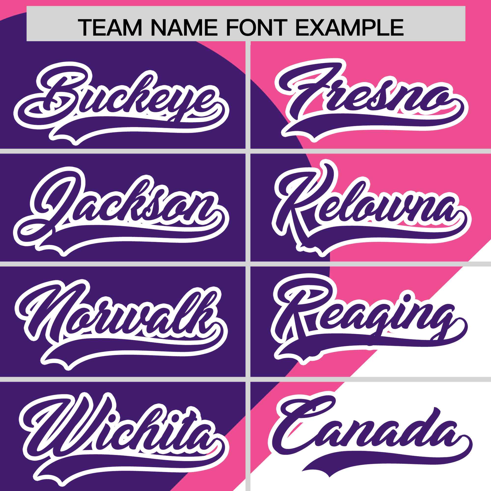 Custom Pink Purple-White Color Block Personalized Half Heart Pattern Authentic Baseball Jersey
