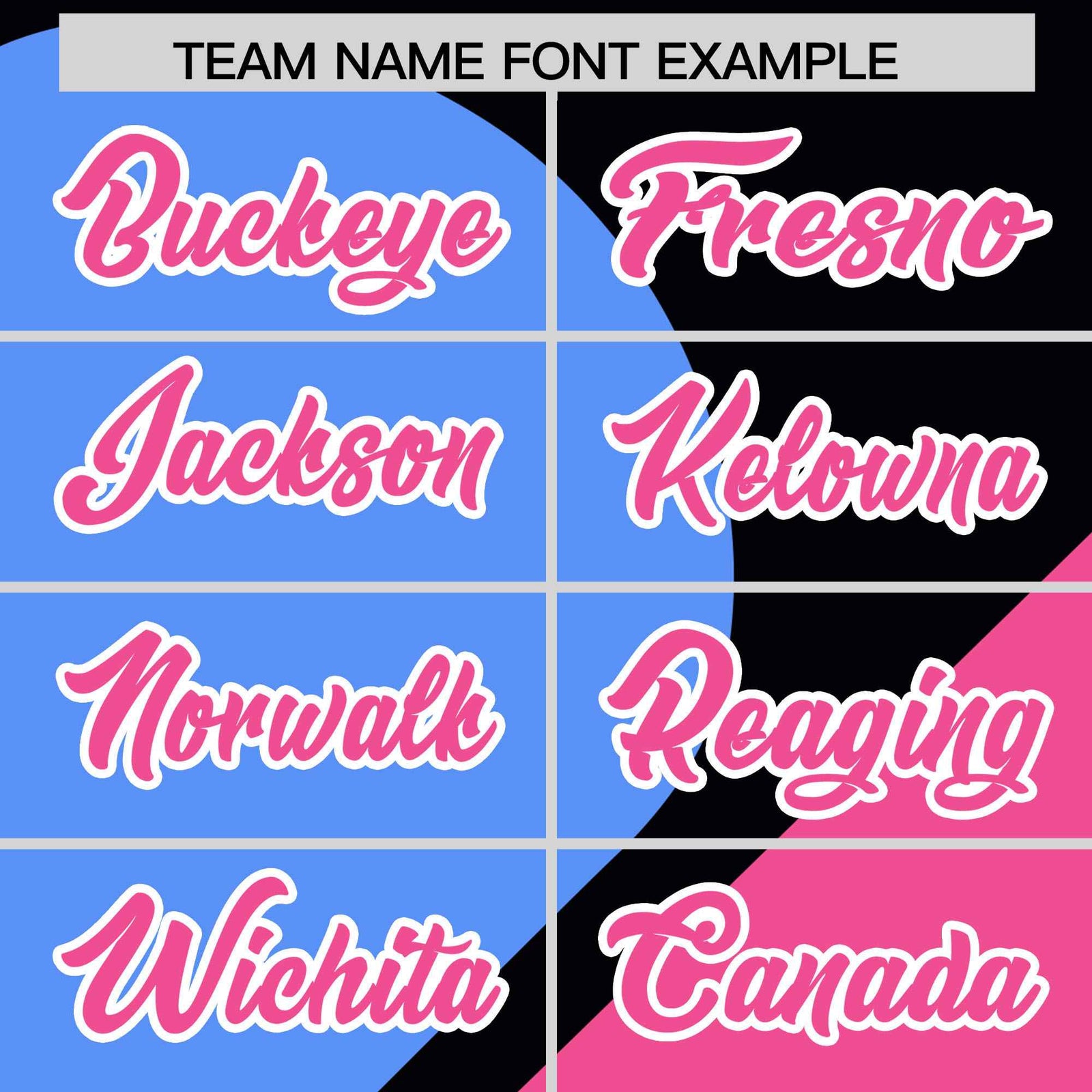 Custom Black Powder Blue-Pink Color Block Personalized Half Heart Pattern Authentic Baseball Jersey