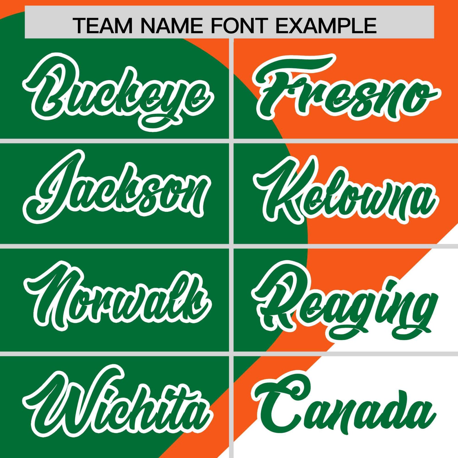 Custom Orange Kelly Green-White Color Block Personalized Half Heart Pattern Authentic Baseball Jersey