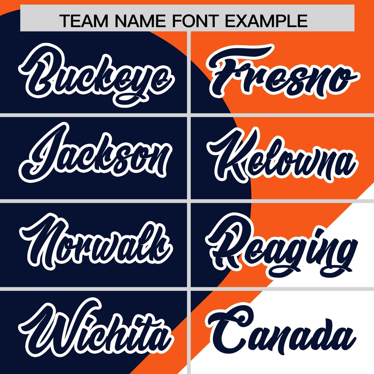 Custom Orange Navy-White Color Block Personalized Half Heart Pattern Authentic Baseball Jersey