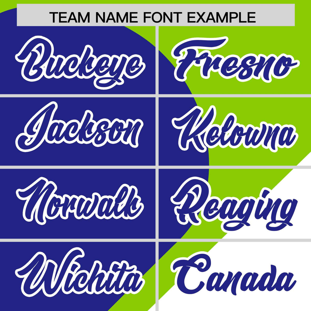 Custom Neon Green Royal-White Color Block Personalized Half Heart Pattern Authentic Baseball Jersey