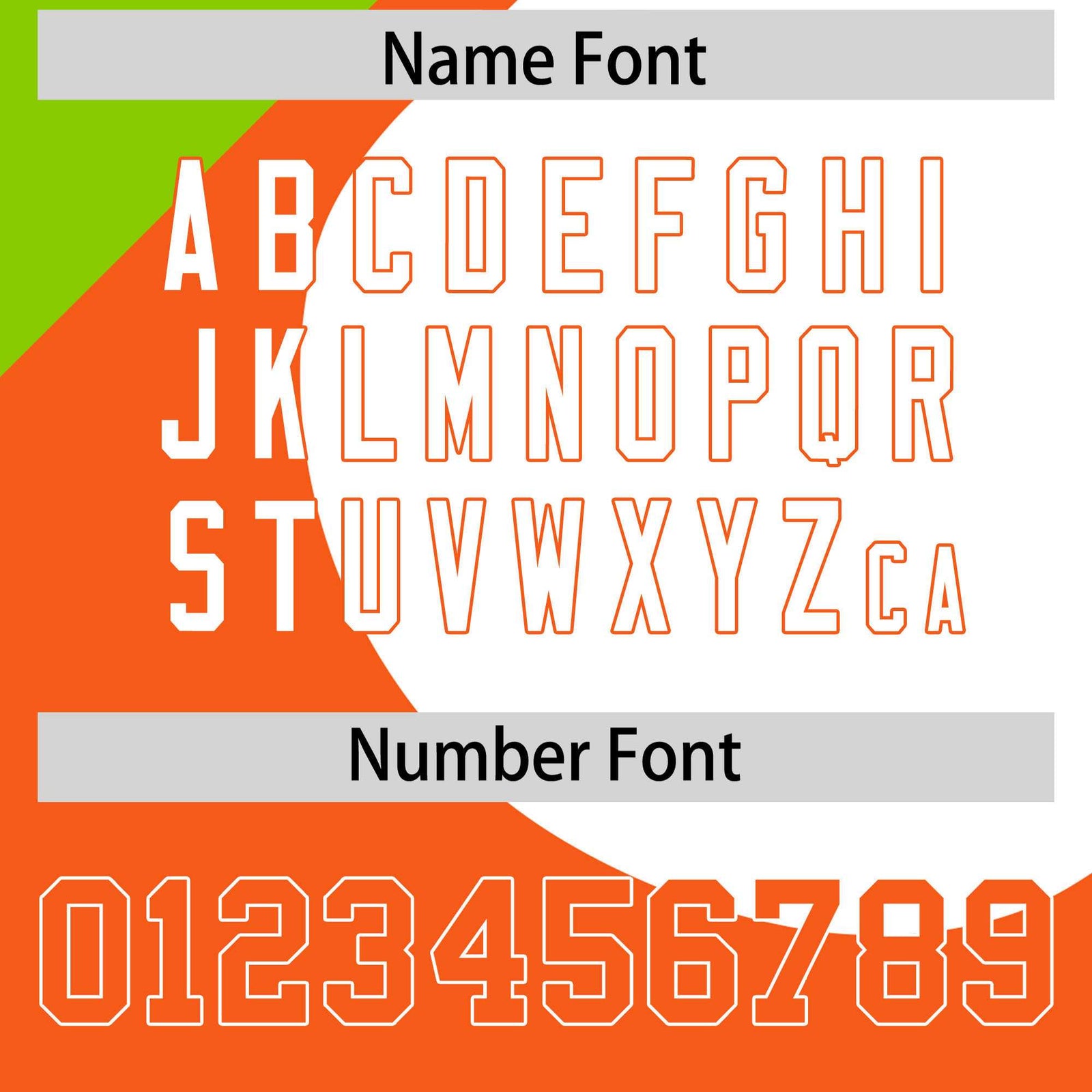 Custom Orange Neon Green-White Color Block Personalized Half Heart Pattern Authentic Baseball Jersey