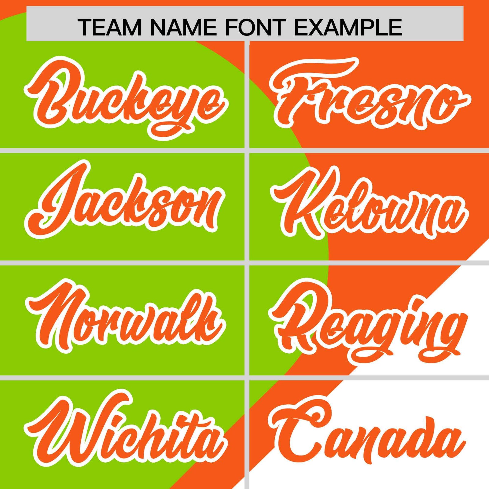 Custom Orange Neon Green-White Color Block Personalized Half Heart Pattern Authentic Baseball Jersey