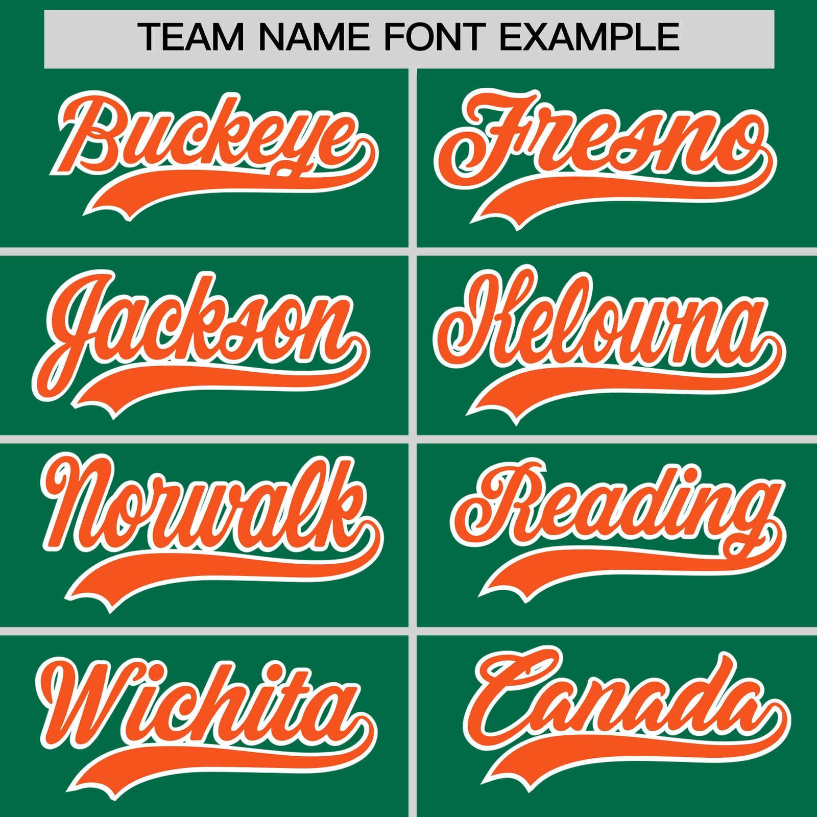 Custom Kelly Green Orange Side Camo Style Personalization Baseball Jersey| KXKSHOP