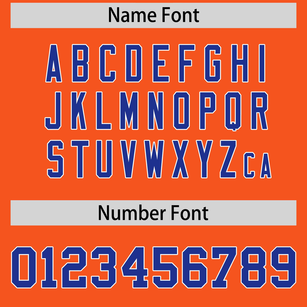 Custom Orange Royal Blue Side Camo Style Personalization Baseball Jersey| KXKSHOP