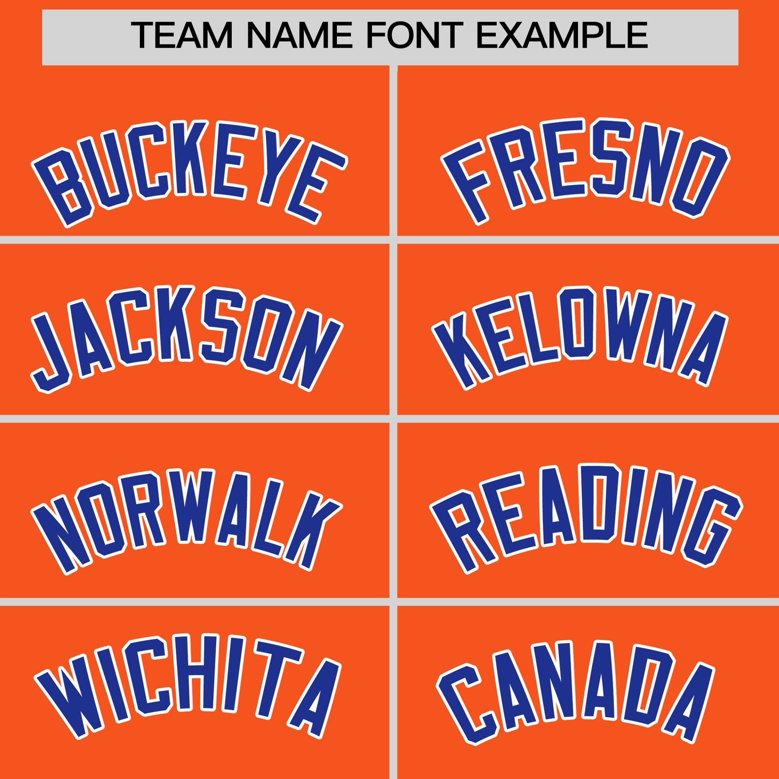 Custom Orange Royal Blue Side Camo Style Personalization Baseball Jersey| KXKSHOP