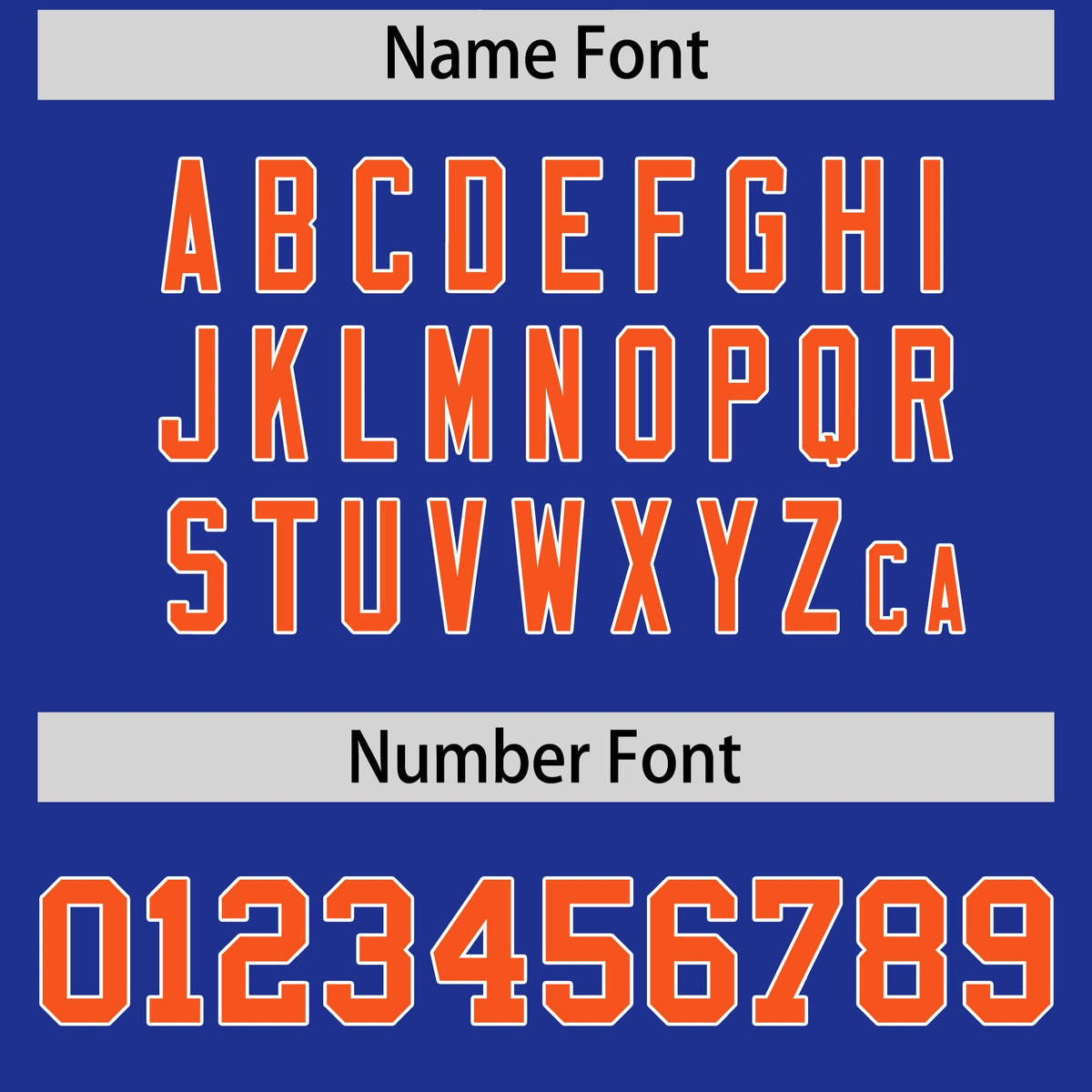 Custom Royal Blue Orange Side Camo Style Personalization Baseball Jersey| KXKSHOP