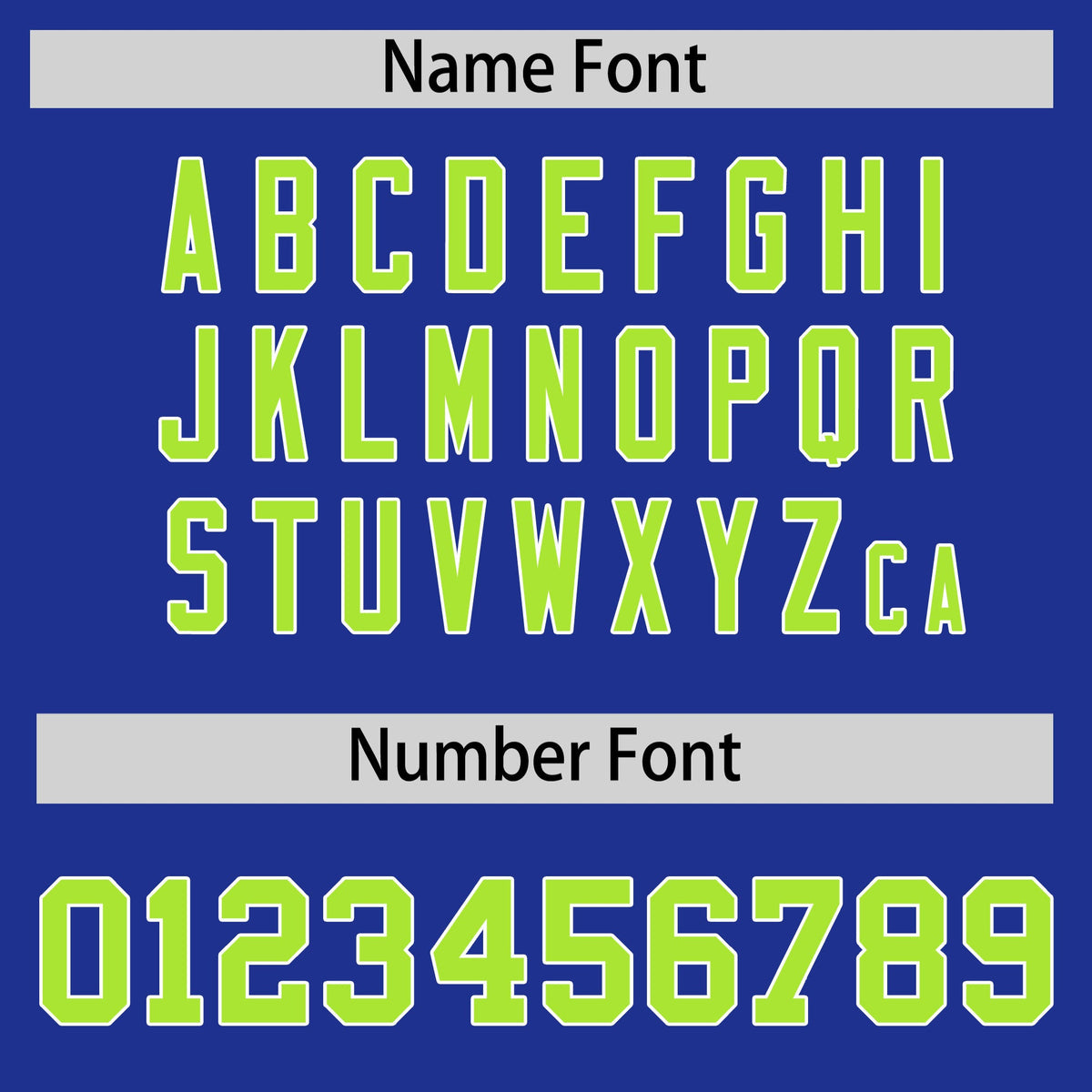 Custom Royal Blue Neon Green Side Camo Style Personalization Baseball Jersey| KXKSHOP