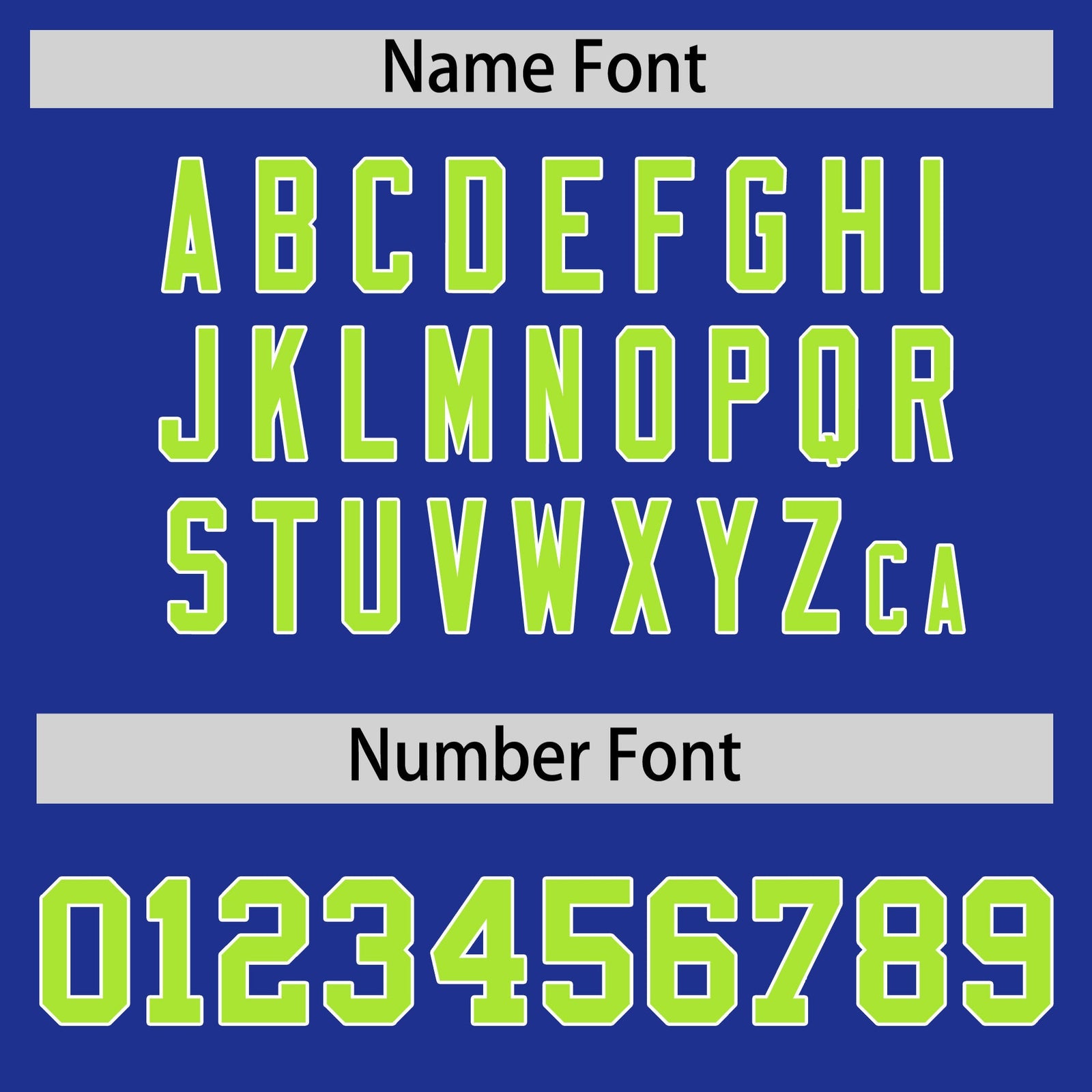 Custom Royal Blue Neon Green Side Camo Style Personalization Baseball Jersey| KXKSHOP