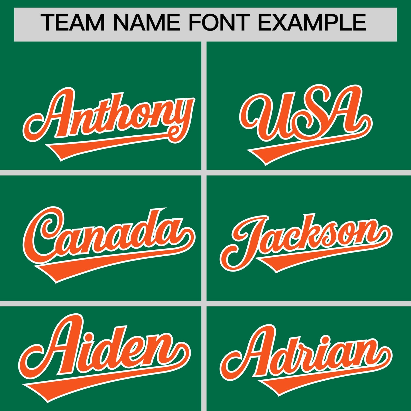 Custom Kelly Green Orange Side Camo Style Personalization Baseball Jersey| KXKSHOP