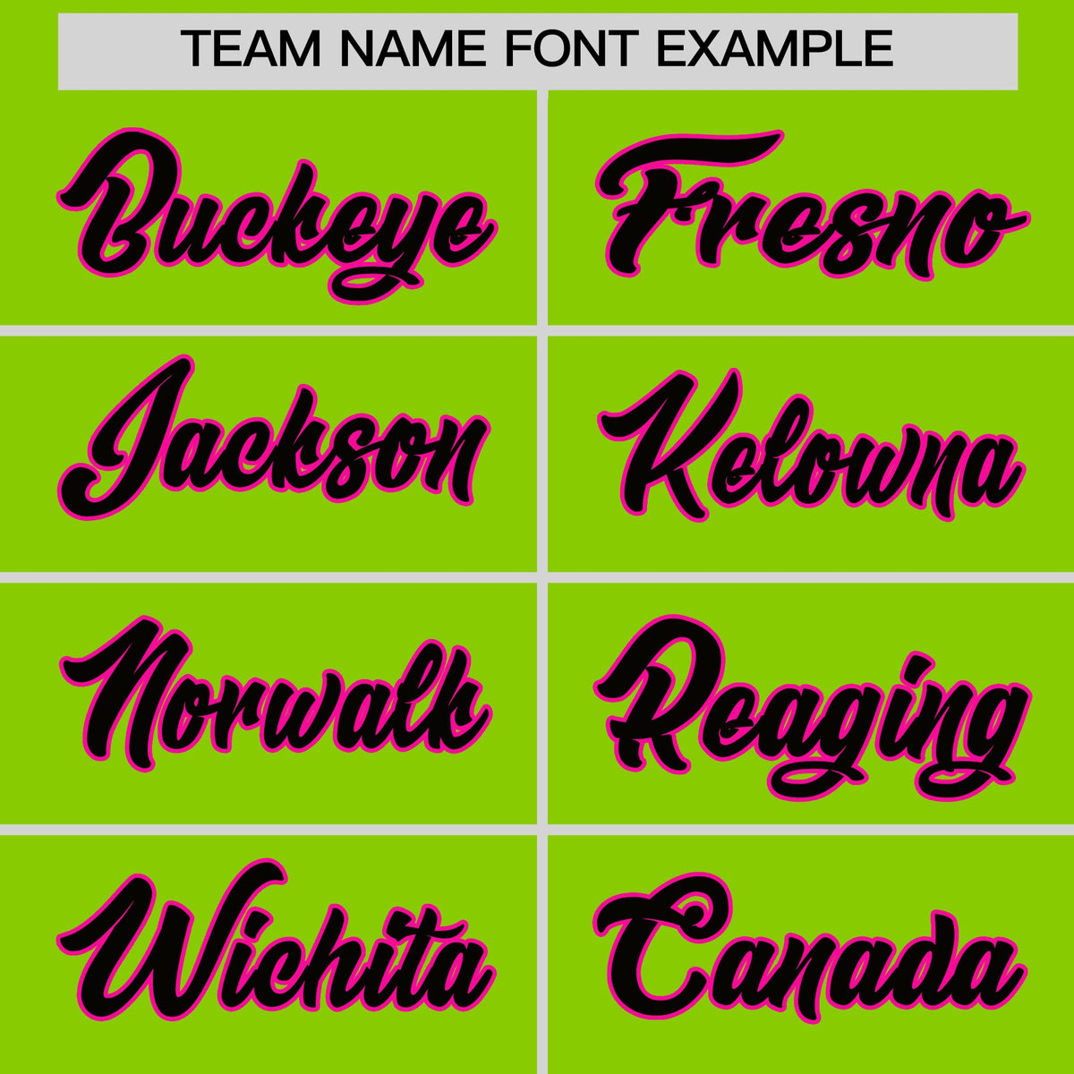Custom Neon Green Black Pink Side Camo Style Personalization Baseball Jersey| KXKSHOP