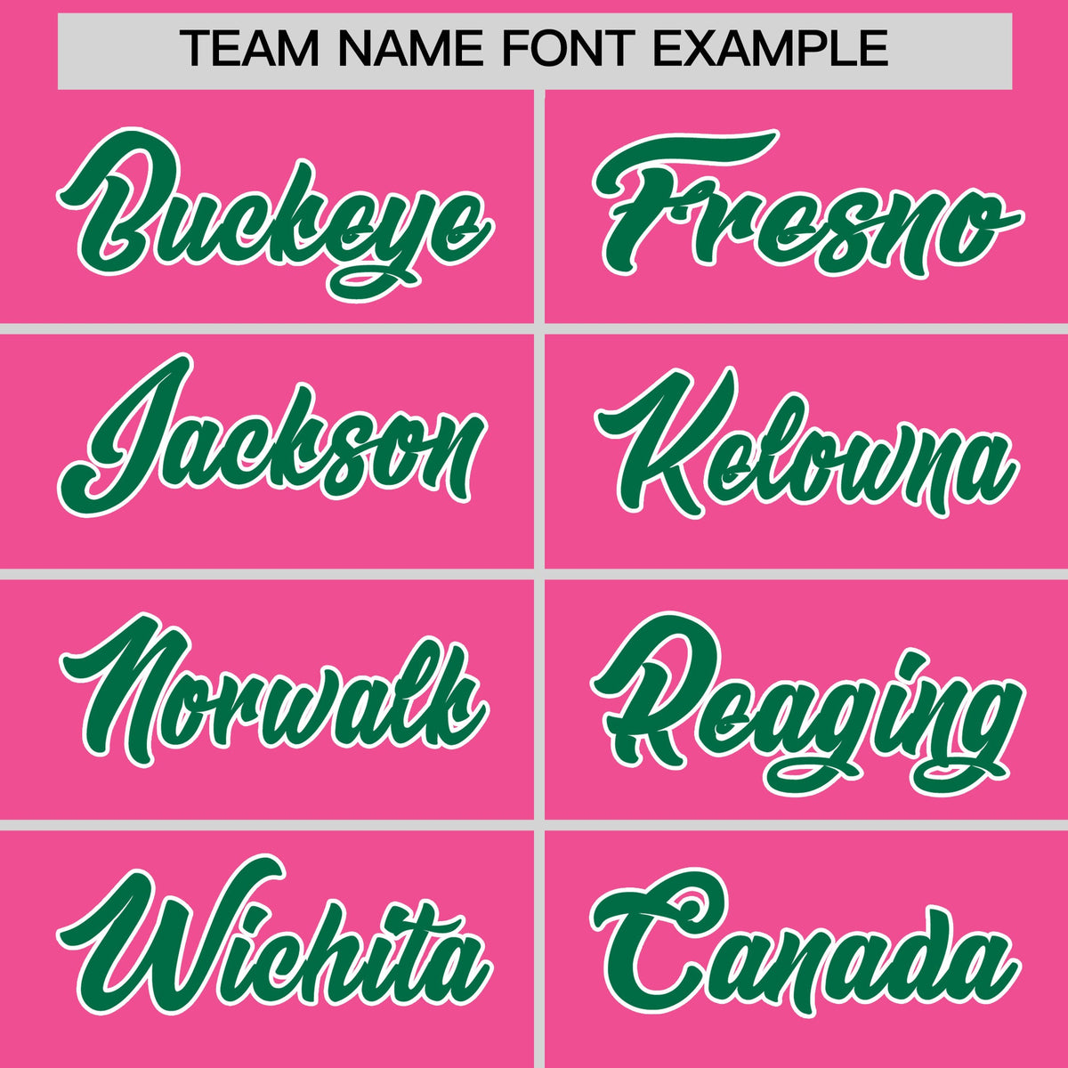 Custom Pink Kelly Green Side Camo Style Personalization Baseball Jersey| KXKSHOP