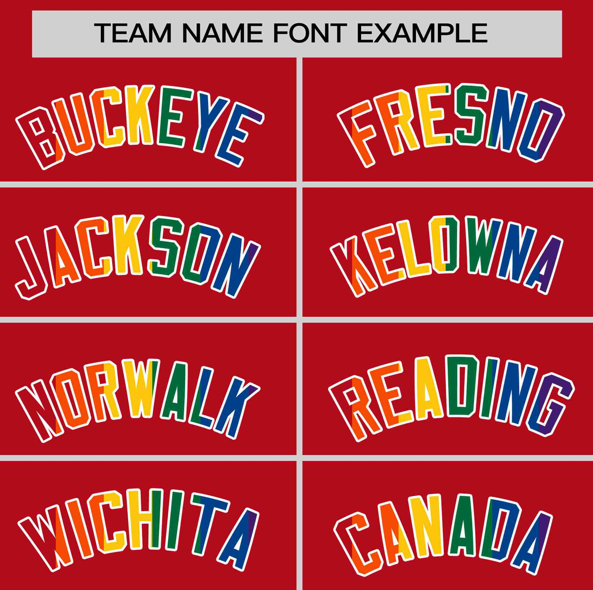 Custom Red LGBT Rainbow For Pride Month Classic Style Authentic Baseball Jersey