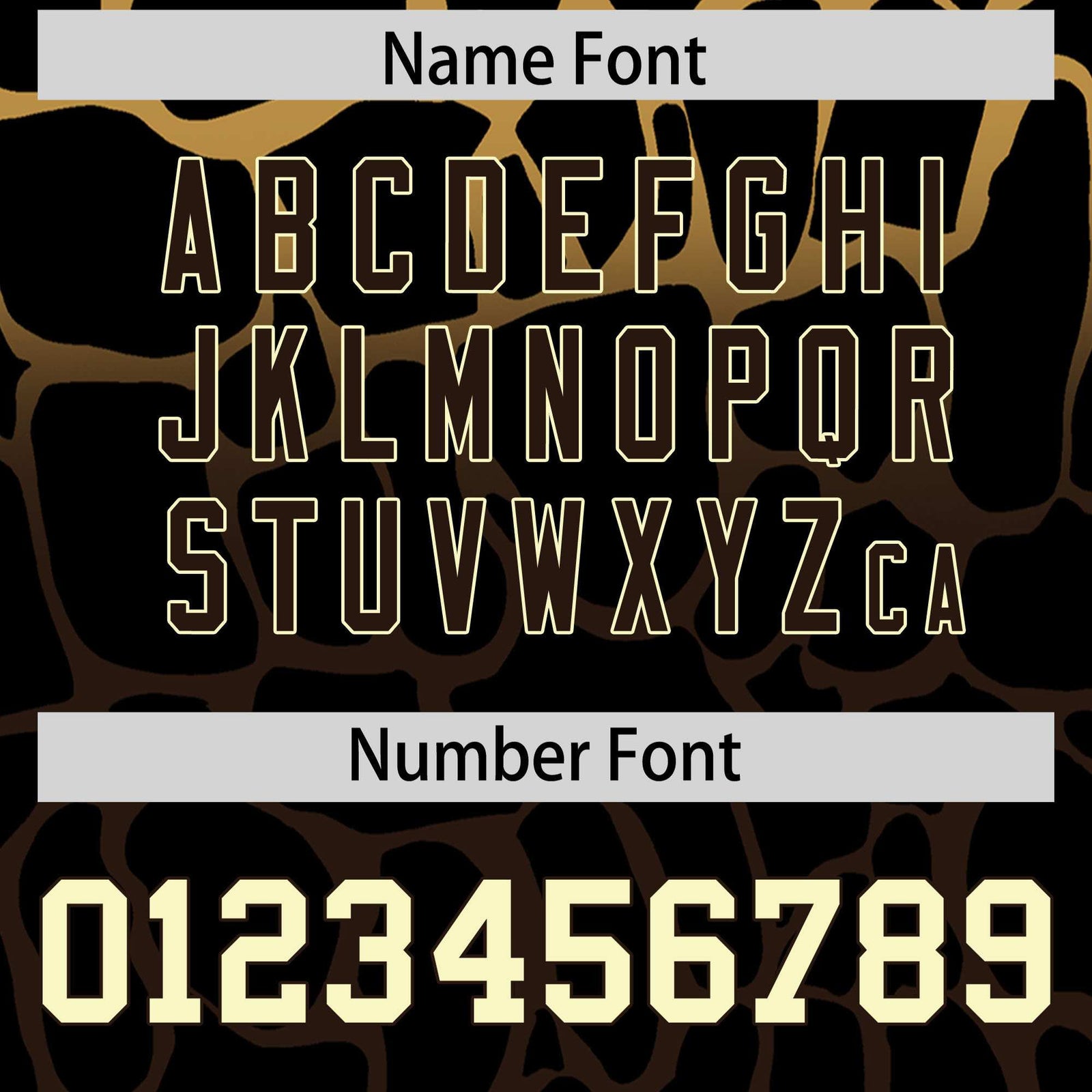 Custom Old Gold Brown Giraffe Graffiti Pattern Authentic Baseball Jersey